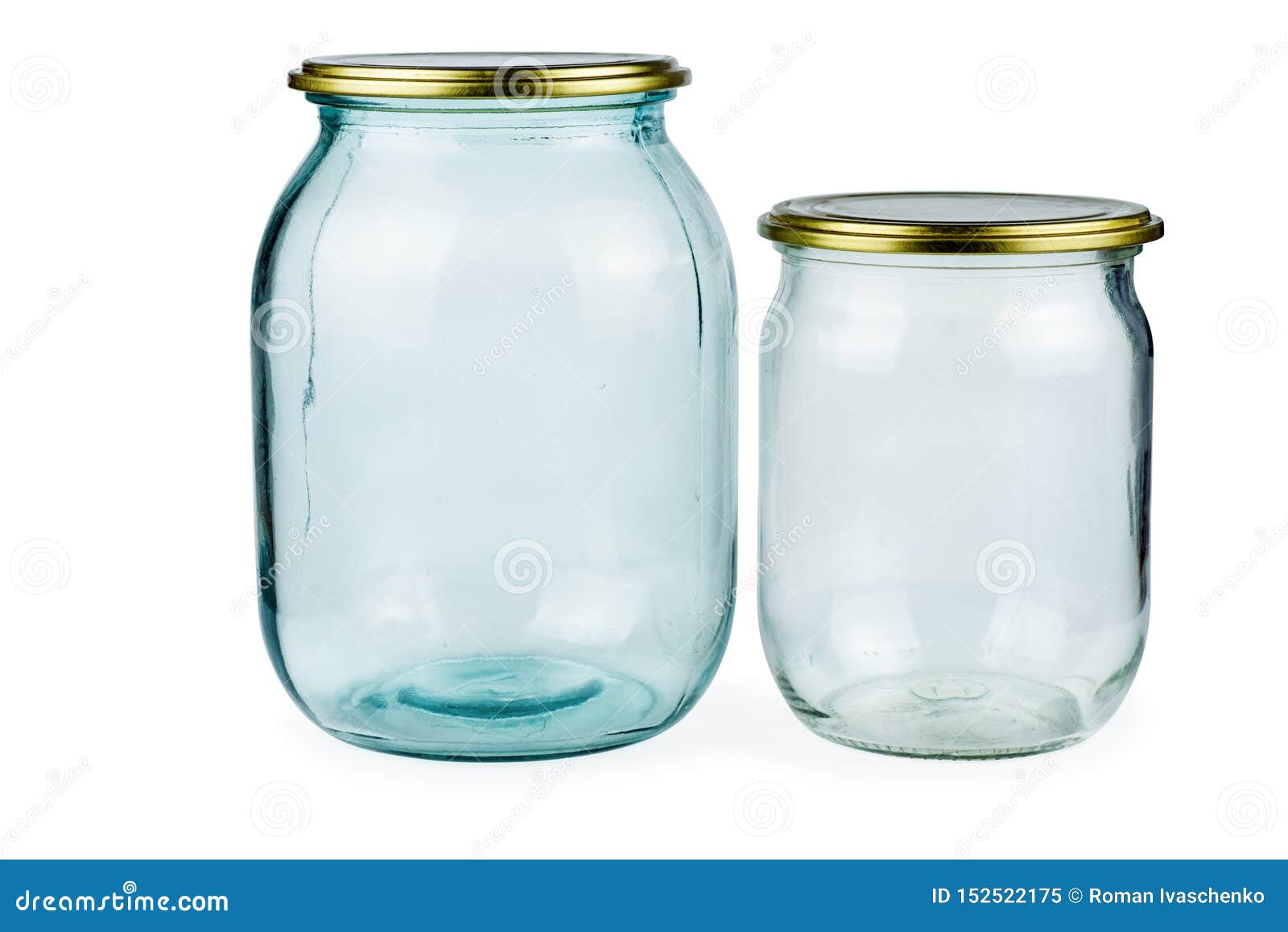 empty one and half litre glass jars with tin lids