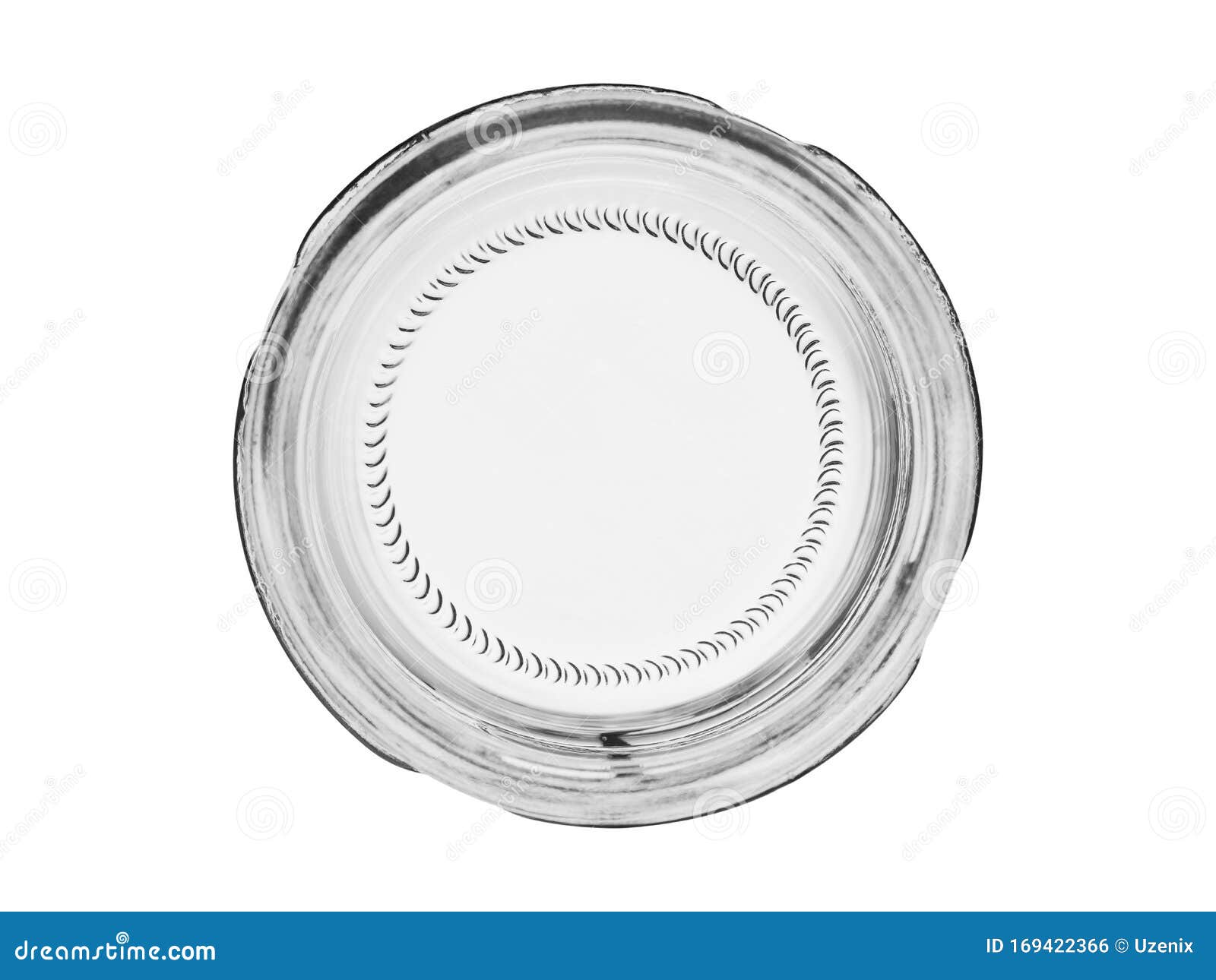A Paunchy Open Empty Glass Jar With Lid Isolated On White Background Stock  Photo, Picture and Royalty Free Image. Image 35334047.