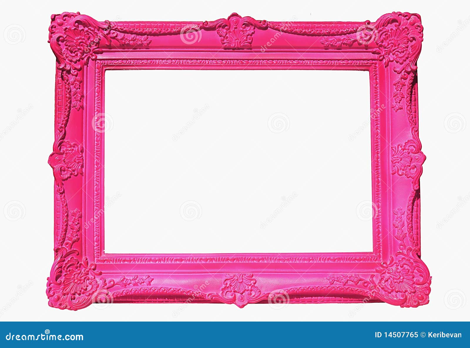 Empty Picture Frame stock image. Image of antique, grunge - 14507765