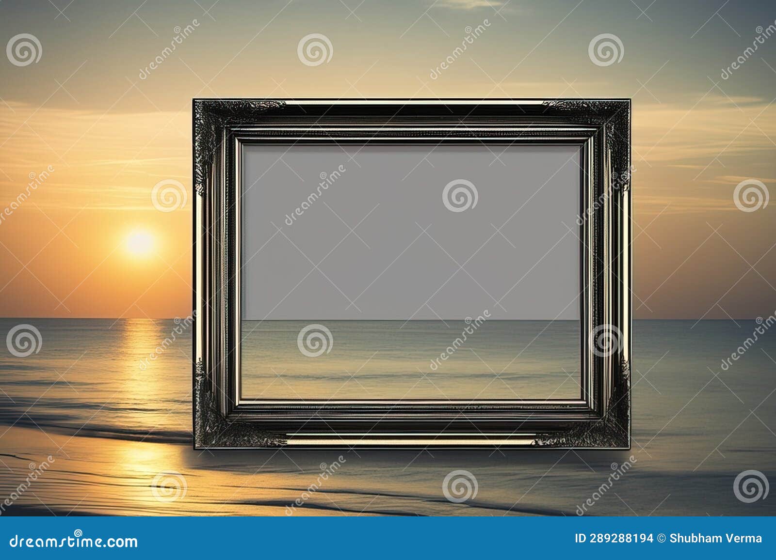 empty picture frame on a wooden backgroundempty picture frame on a wooden backgroundblank picture frame on the sunset sky backgrou