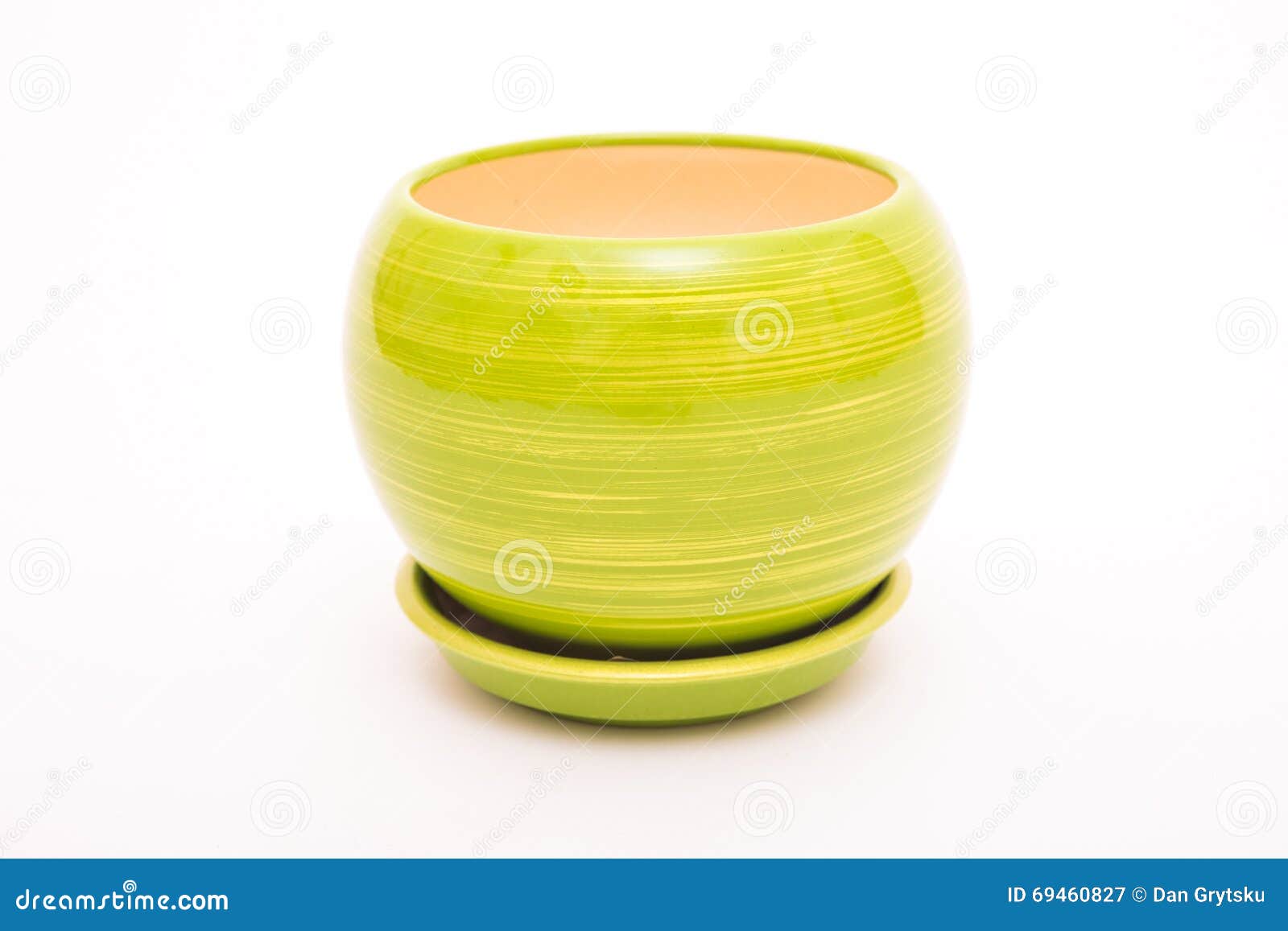 Empty plant pot isolated stock image. Image of plastic 69460827