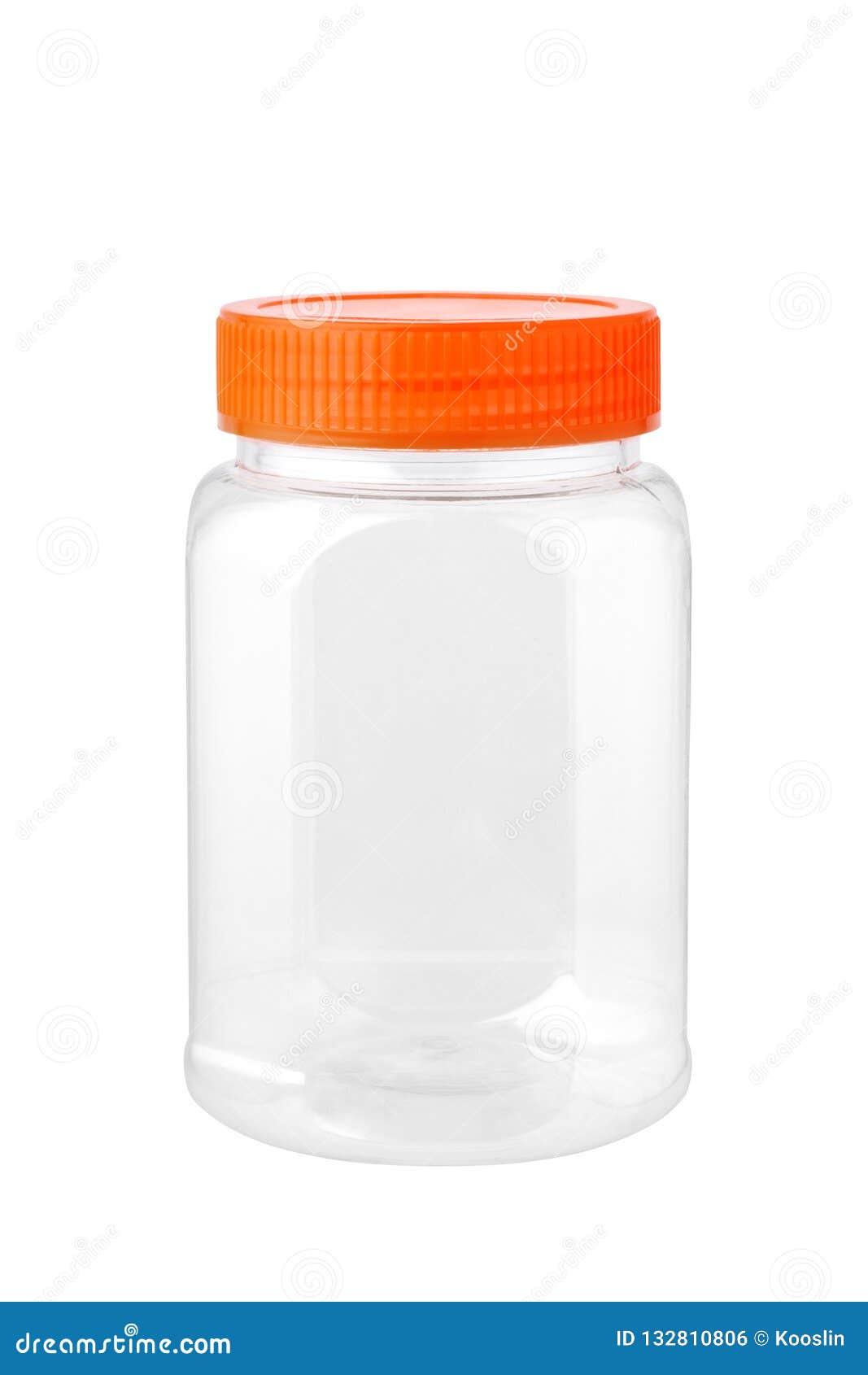 empty plastic jar