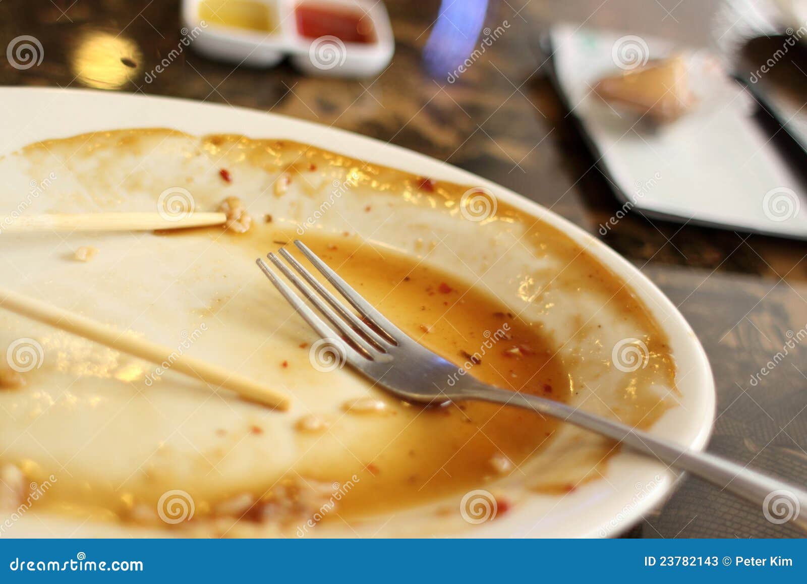 Empty Plate Of Food Stock Photos Image 23782143