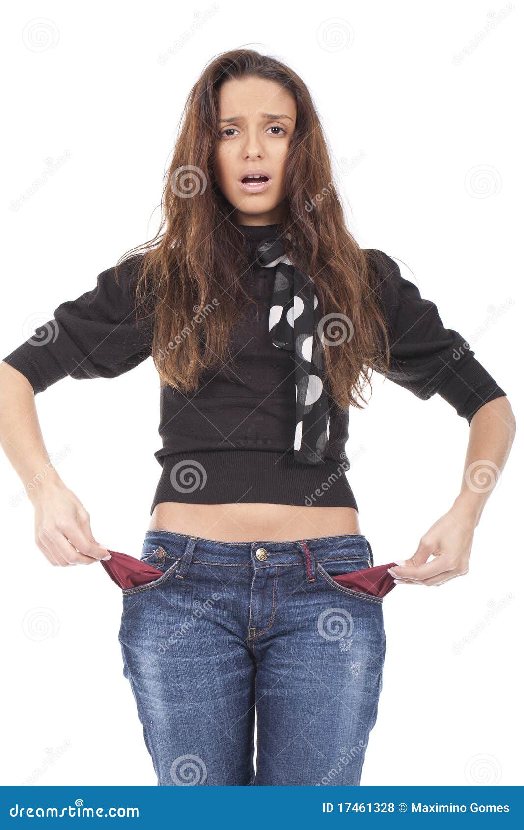 Empty pockets stock photo. Image of payment, late, cost 17461328