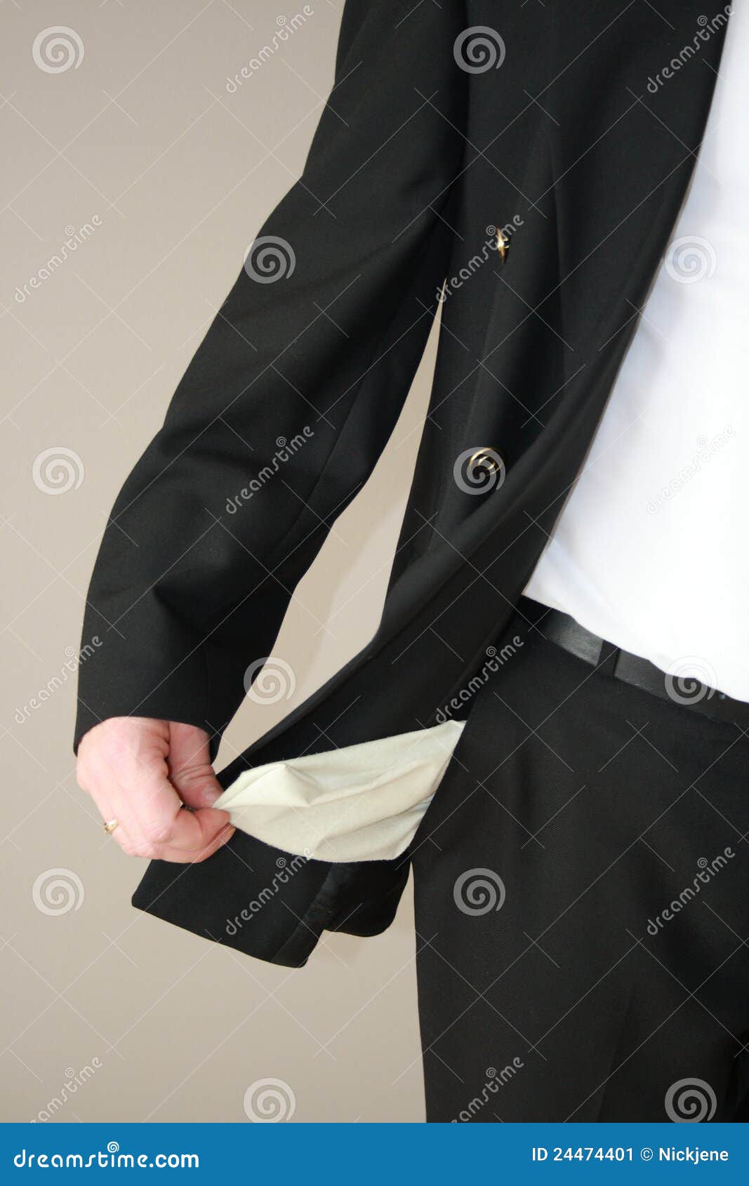 Empty Pockets without Money Stock Image Image of moneyless, reversal