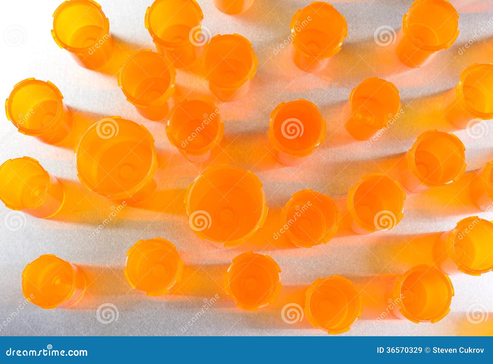 Empty Prescription Bottles stock image. Image of vial 36570329