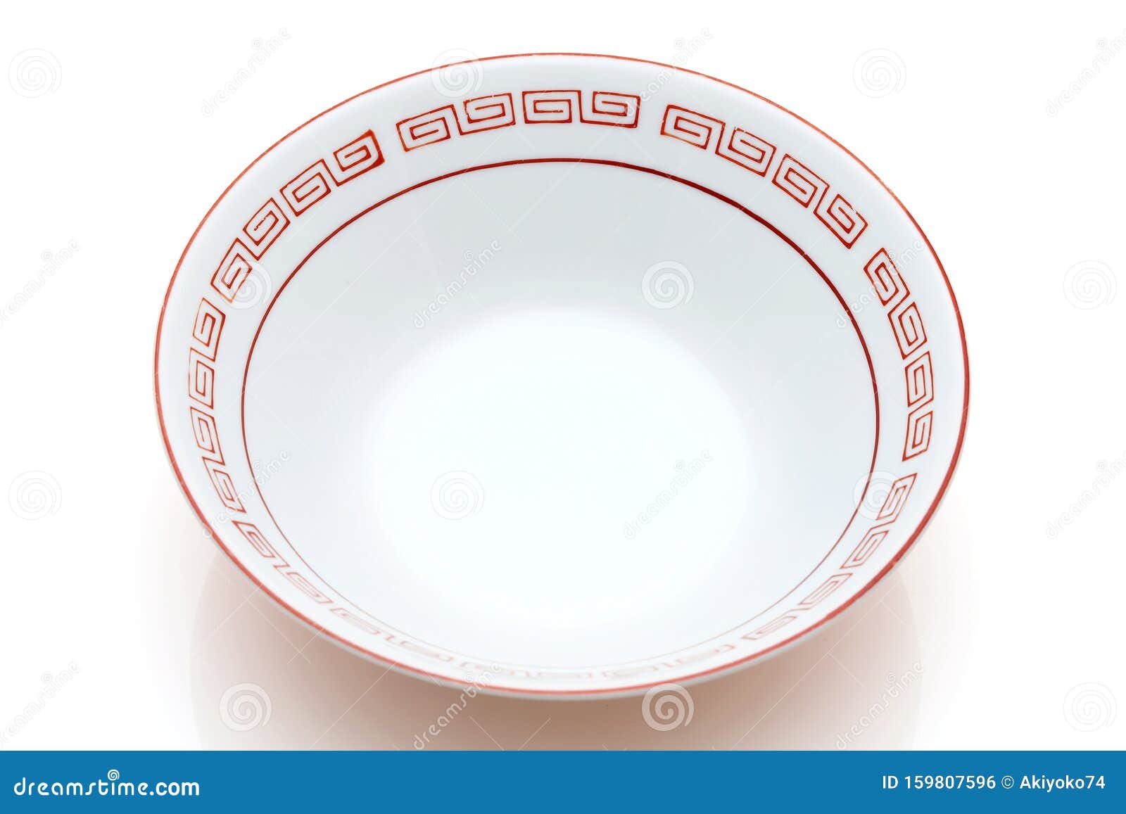empty ramen donburi of raimon pattern