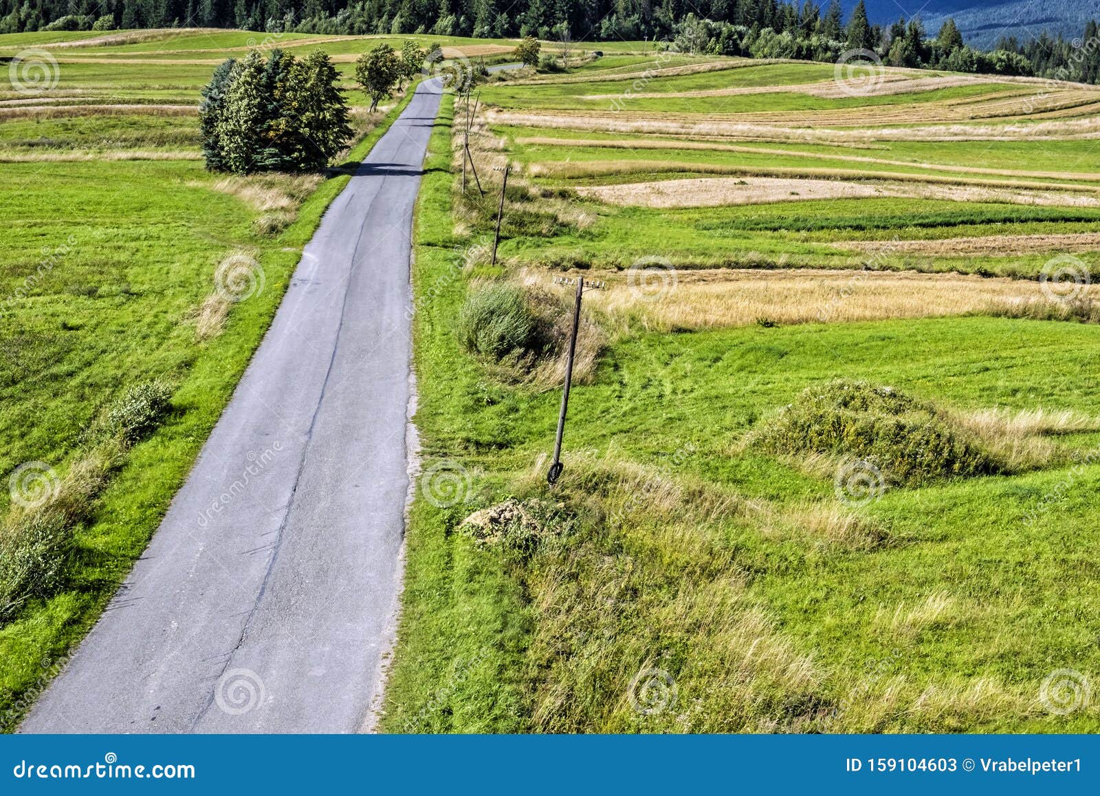 Empty road, Orava, Slovakia, natural scene. Empty road, Orava, Slovak republic. Seasonal natural scene. Travel destination