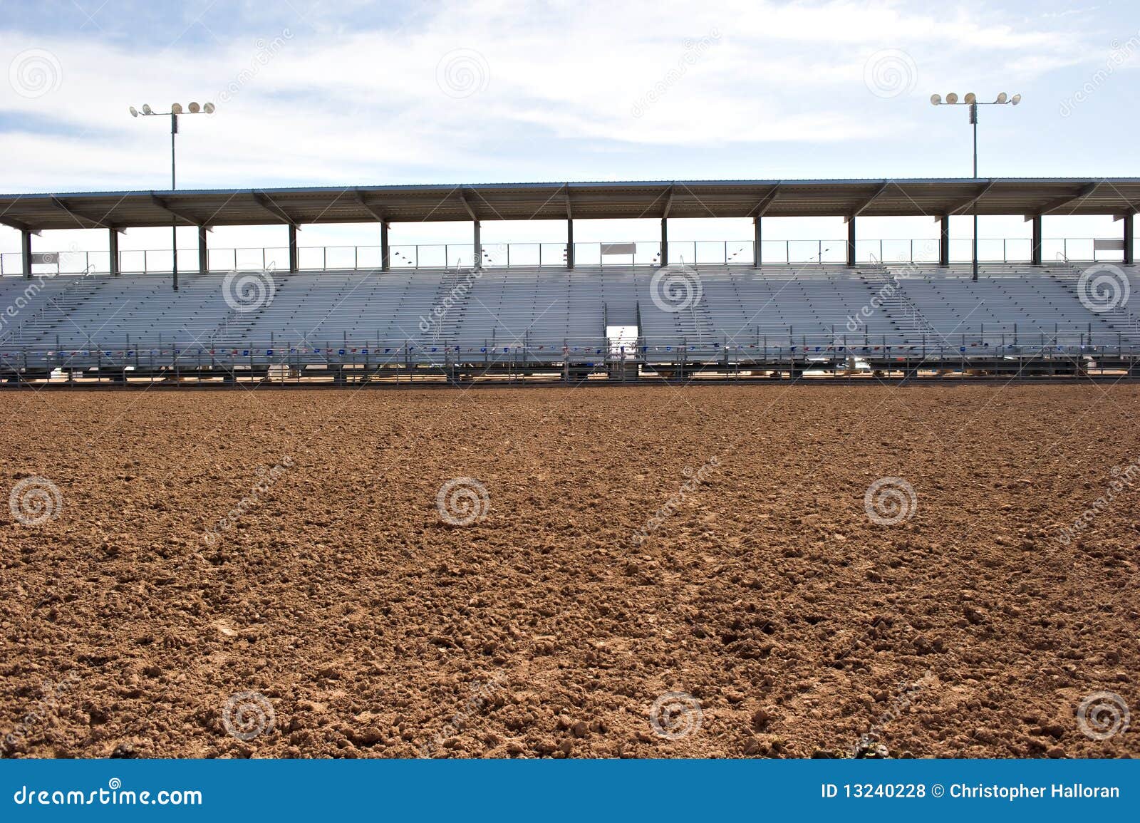 empty rodeo arena