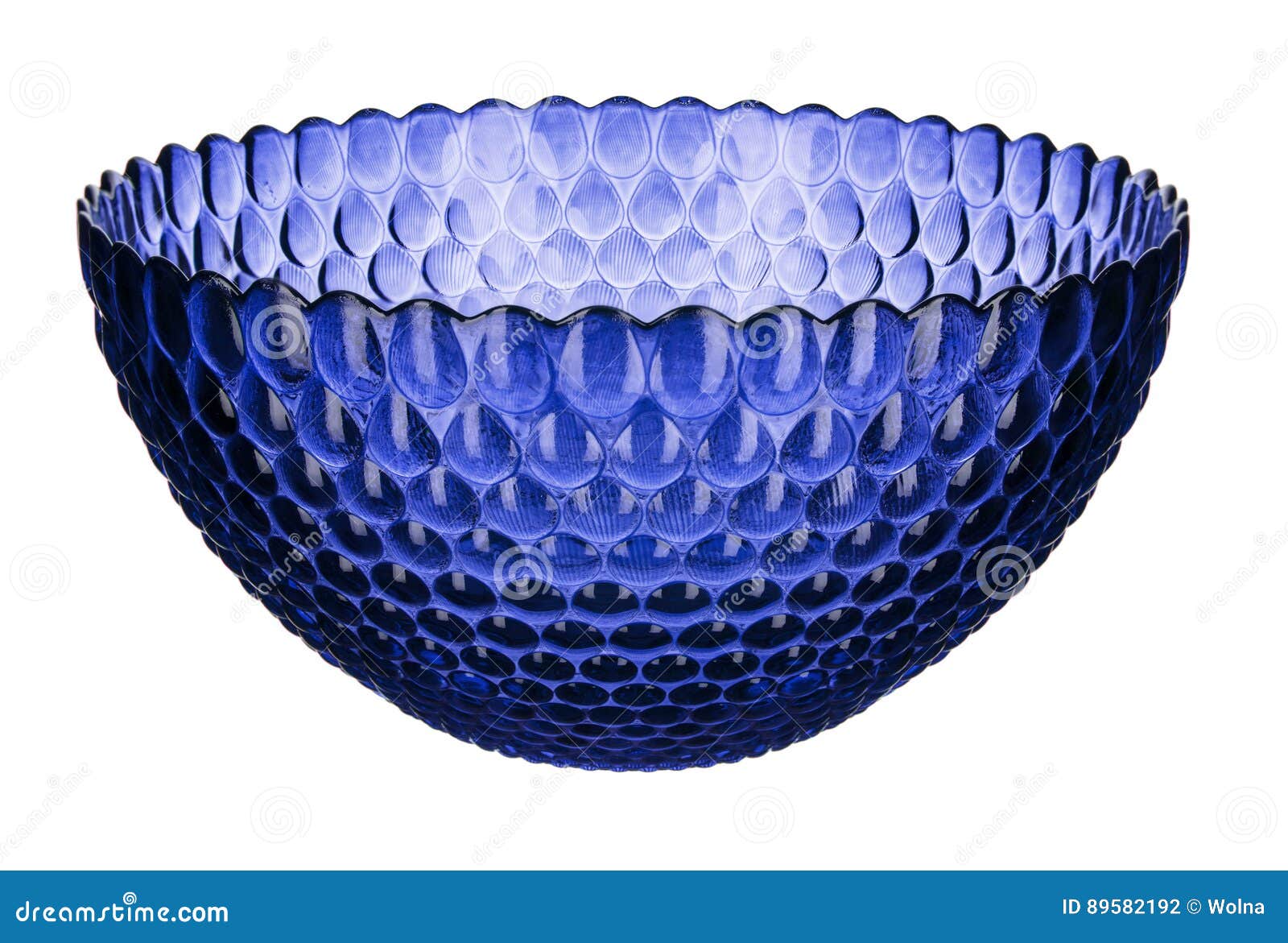 Empty salad bowl stock photo. Image of glassware, domestic 89582192