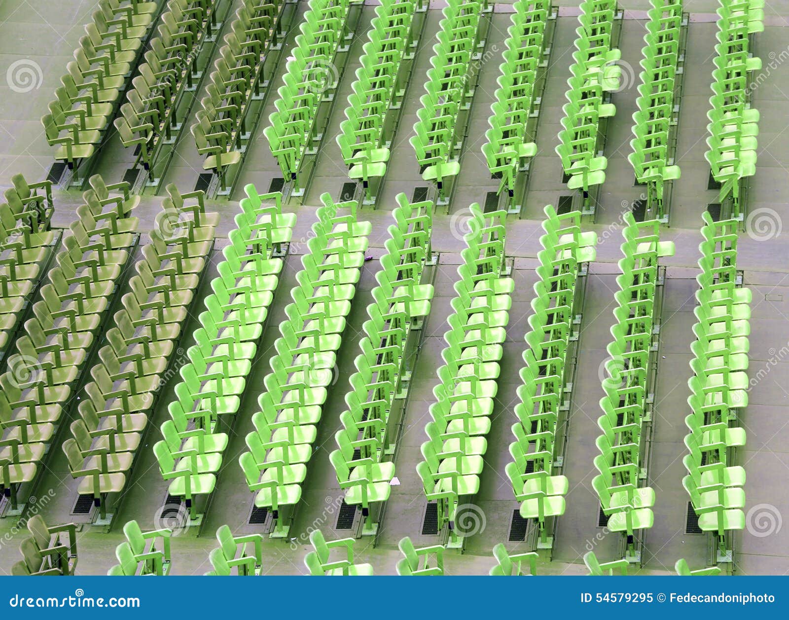 Empty Seats before the Sporting Event Stock Image Image of