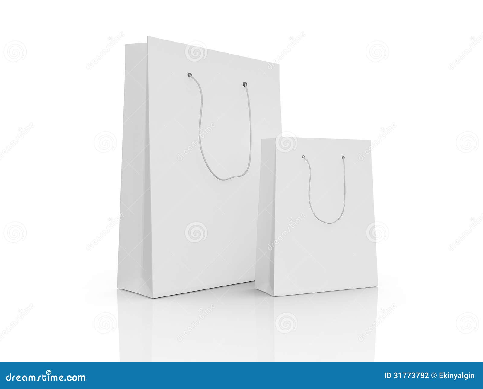 Empty Shopping Bag stock illustration. Illustration of object - 31773782