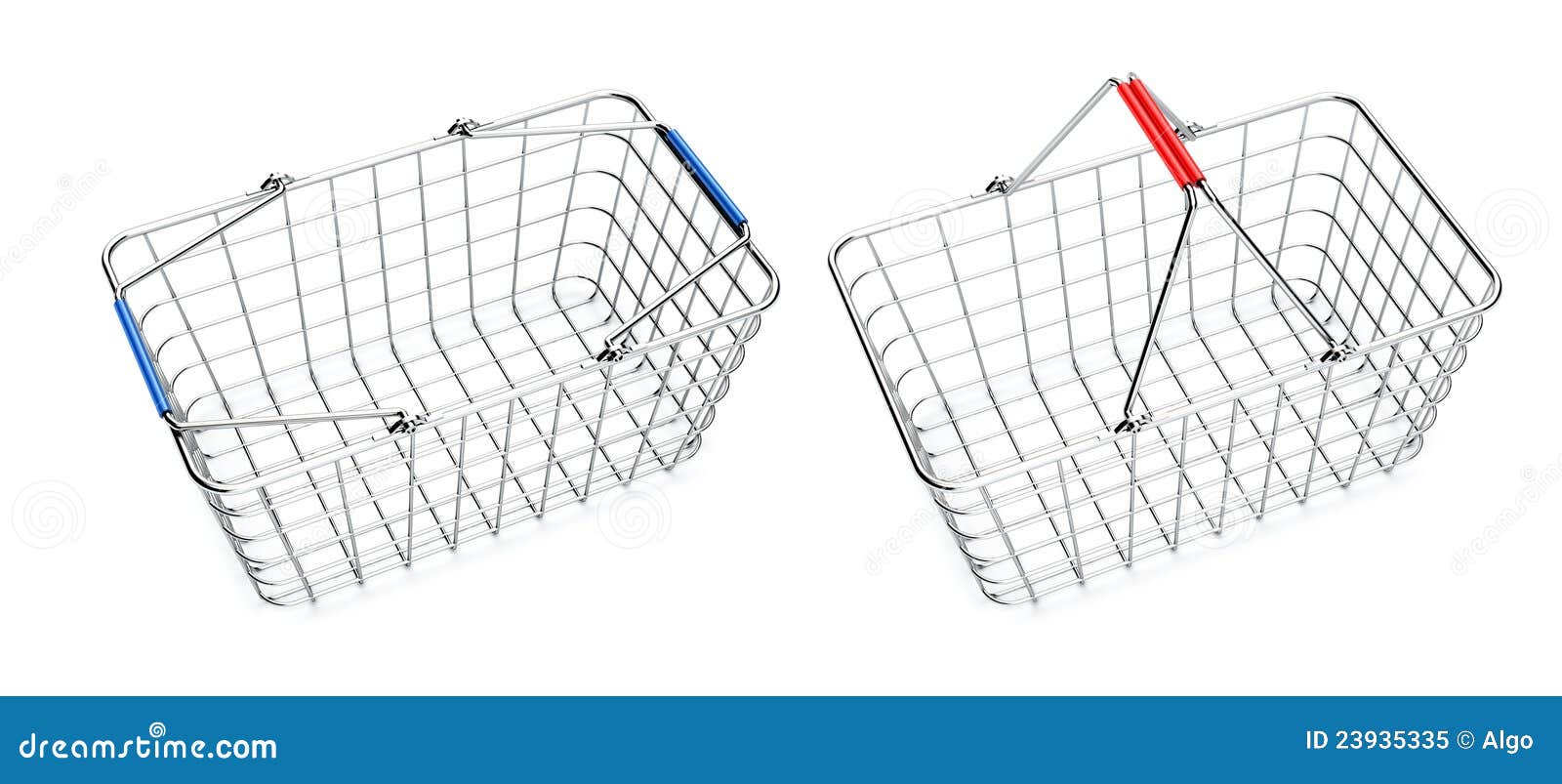 Empty Shopping Baskets Royalty-Free Stock Photo | CartoonDealer.com ...
