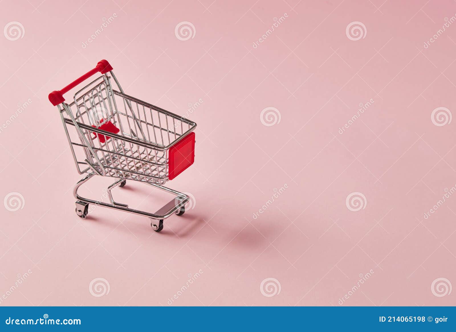Empty shopping cart stock photo. Image of carrying, dimensional 214065198
