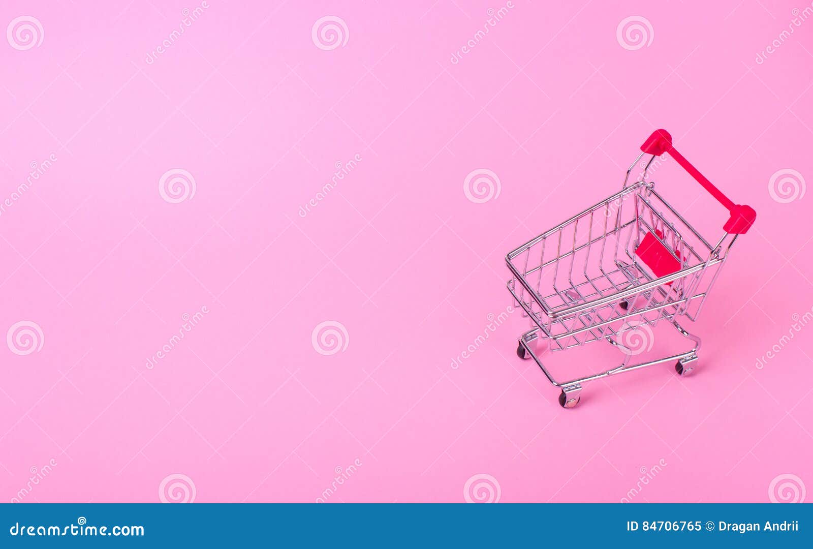 Empty shopping cart stock image. Image of pink, product 84706765