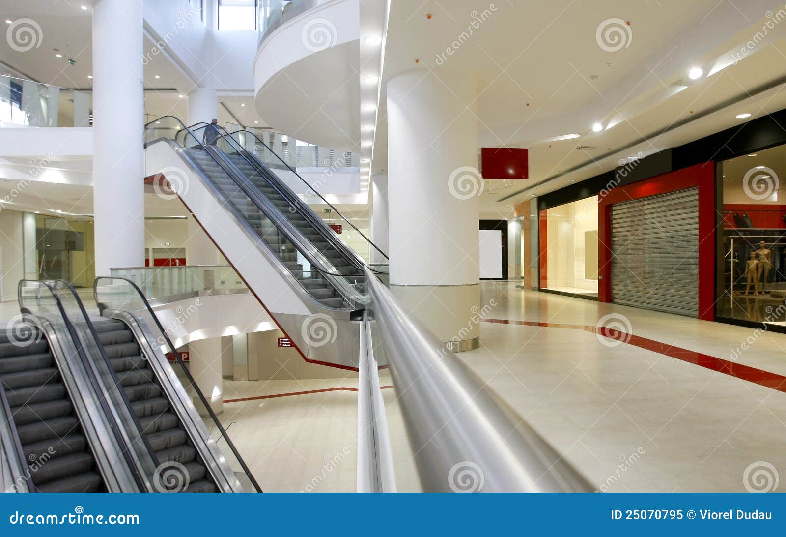 empty shopping mall