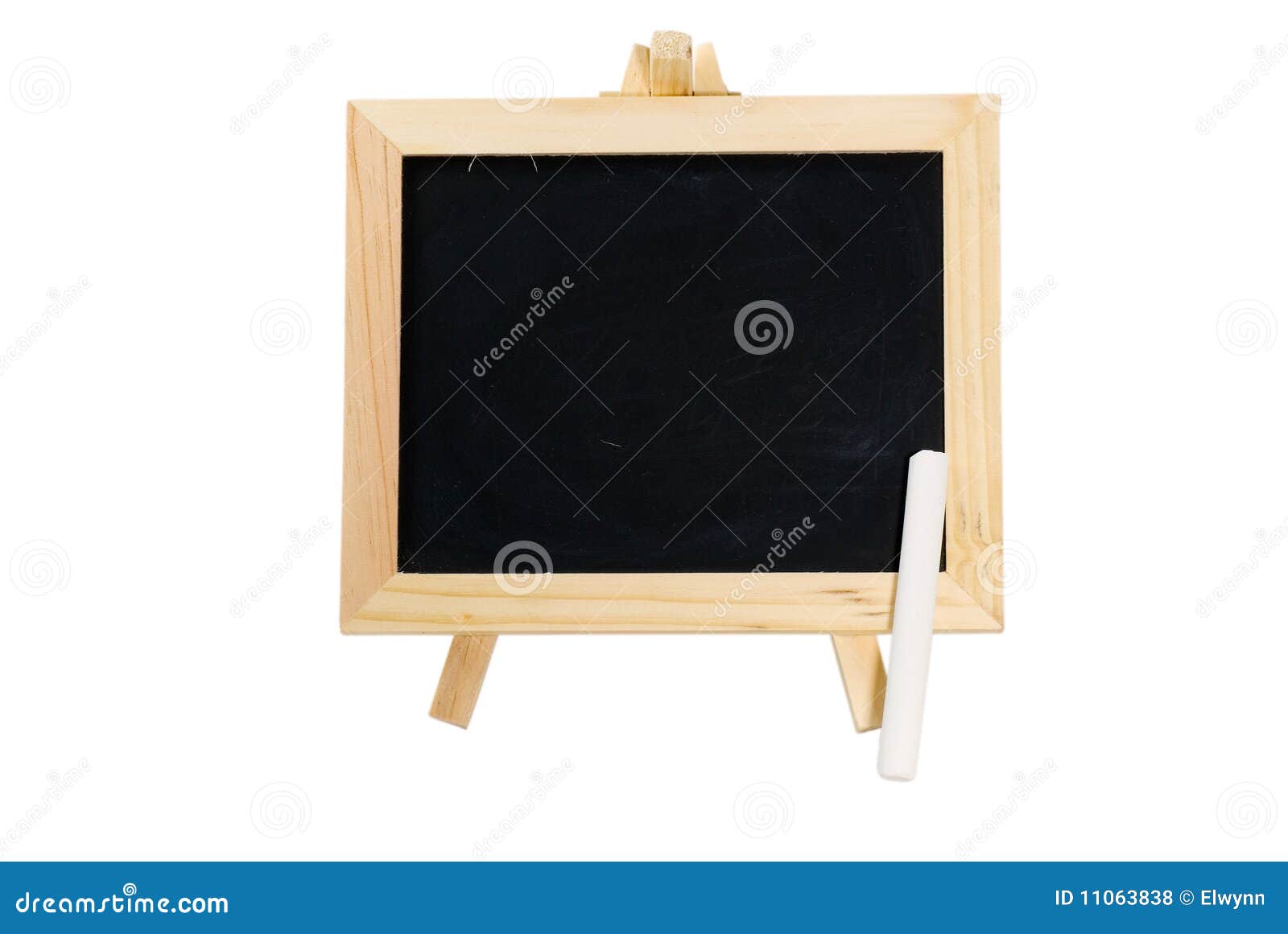 Empty small blackboard stock photo. Image of message 11063838