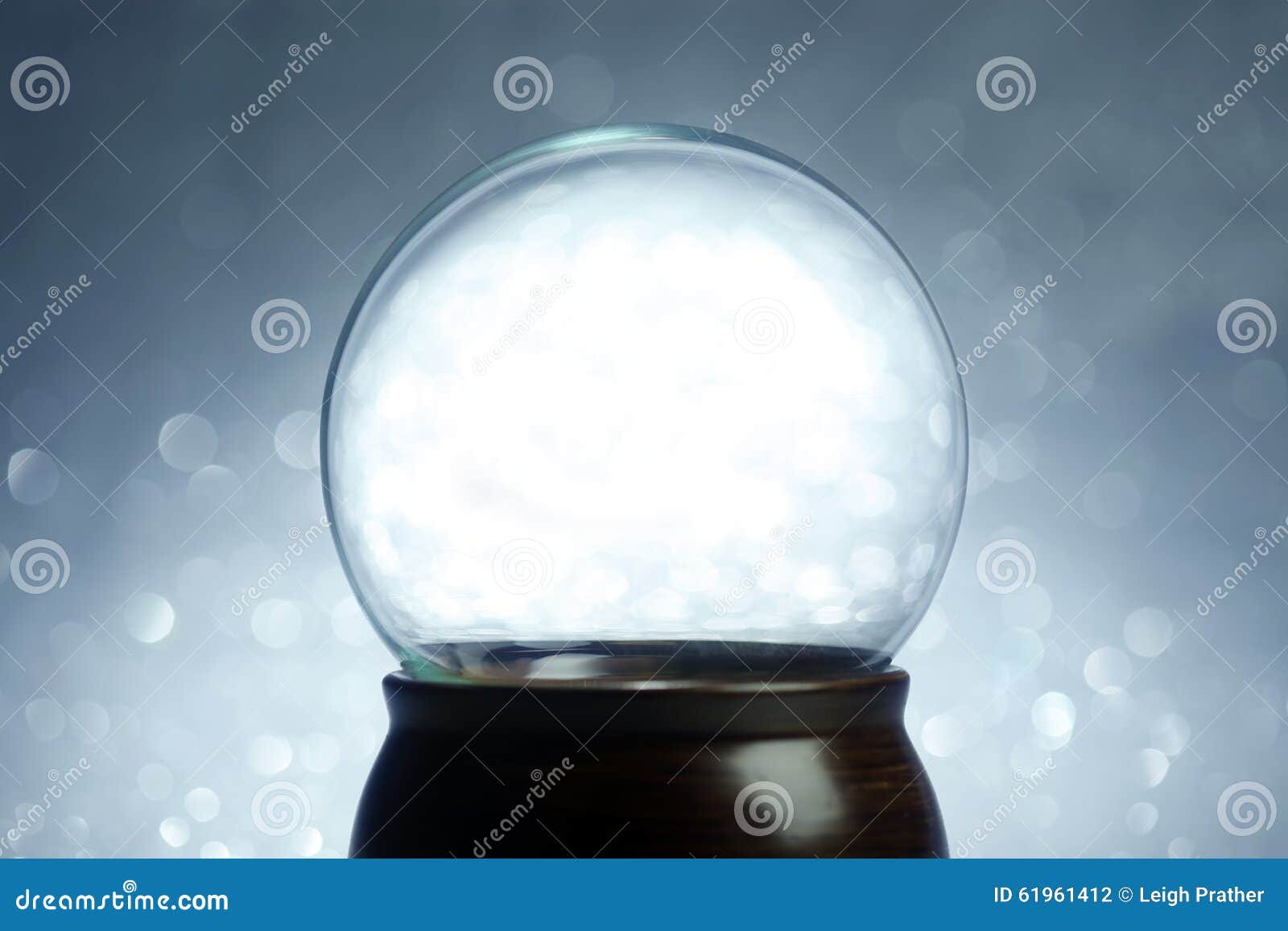 Empty snow globe stock photo. Image of background, decorative 61961412
