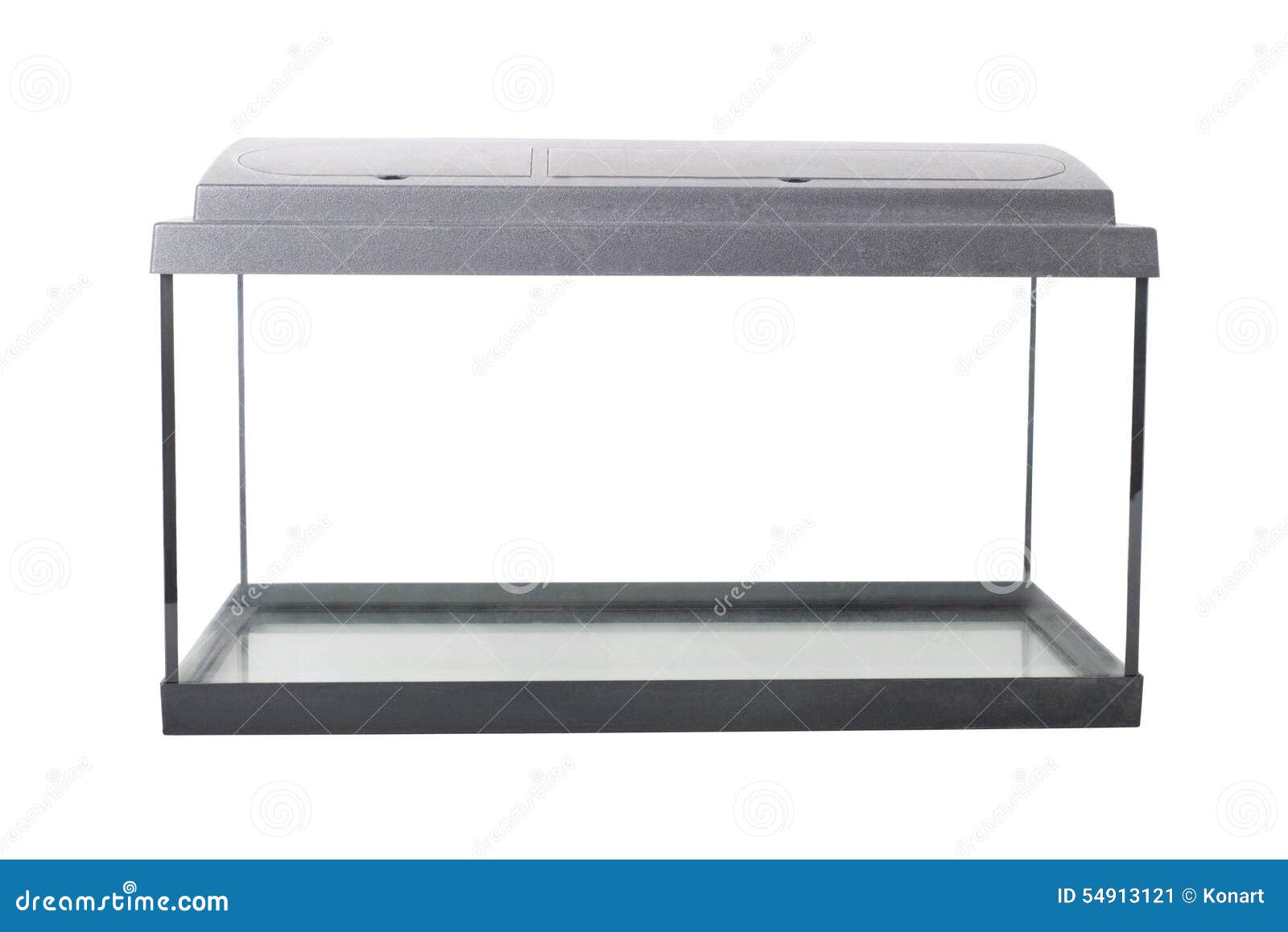 empty squared fish tank