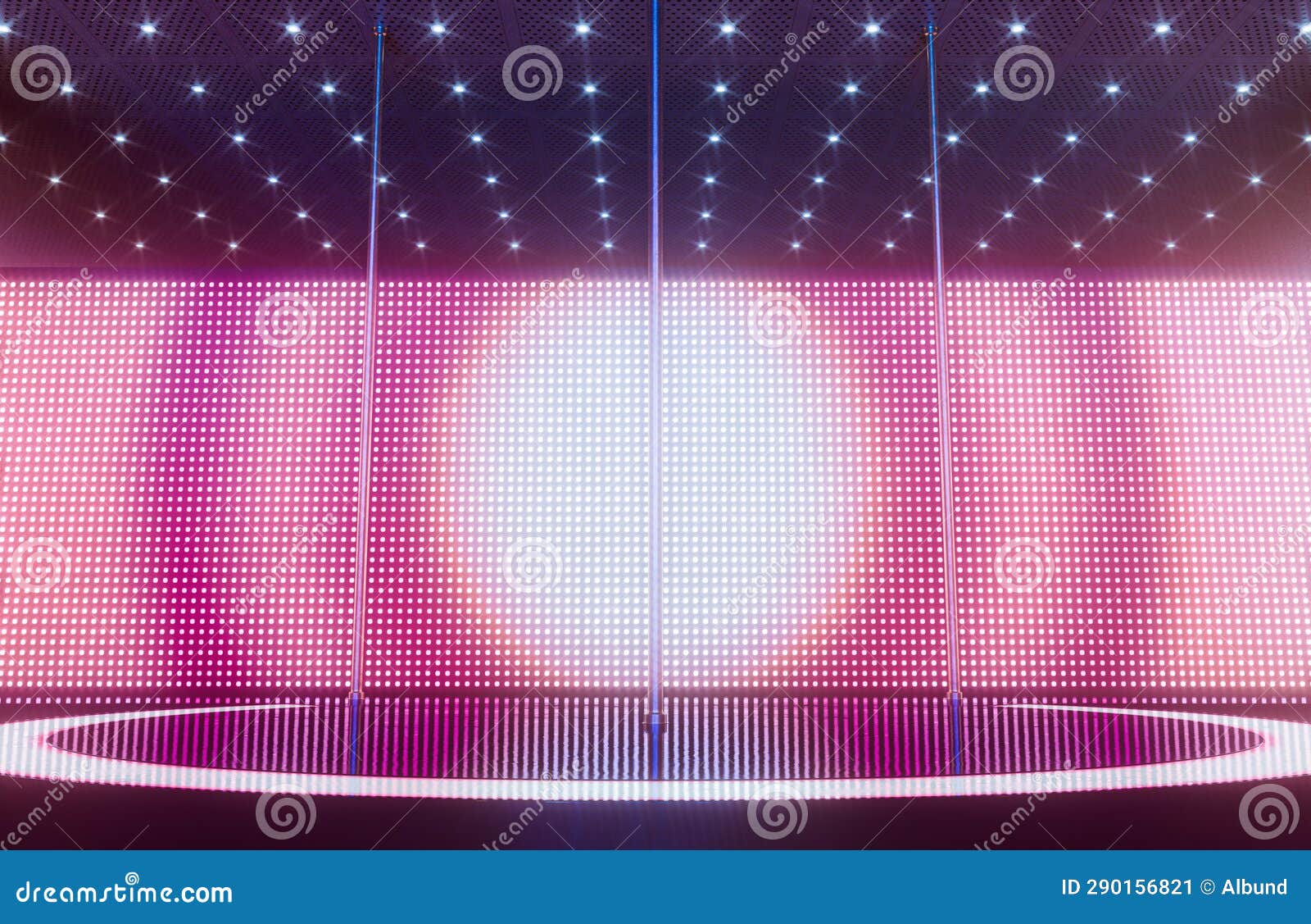 strip club stage and lights