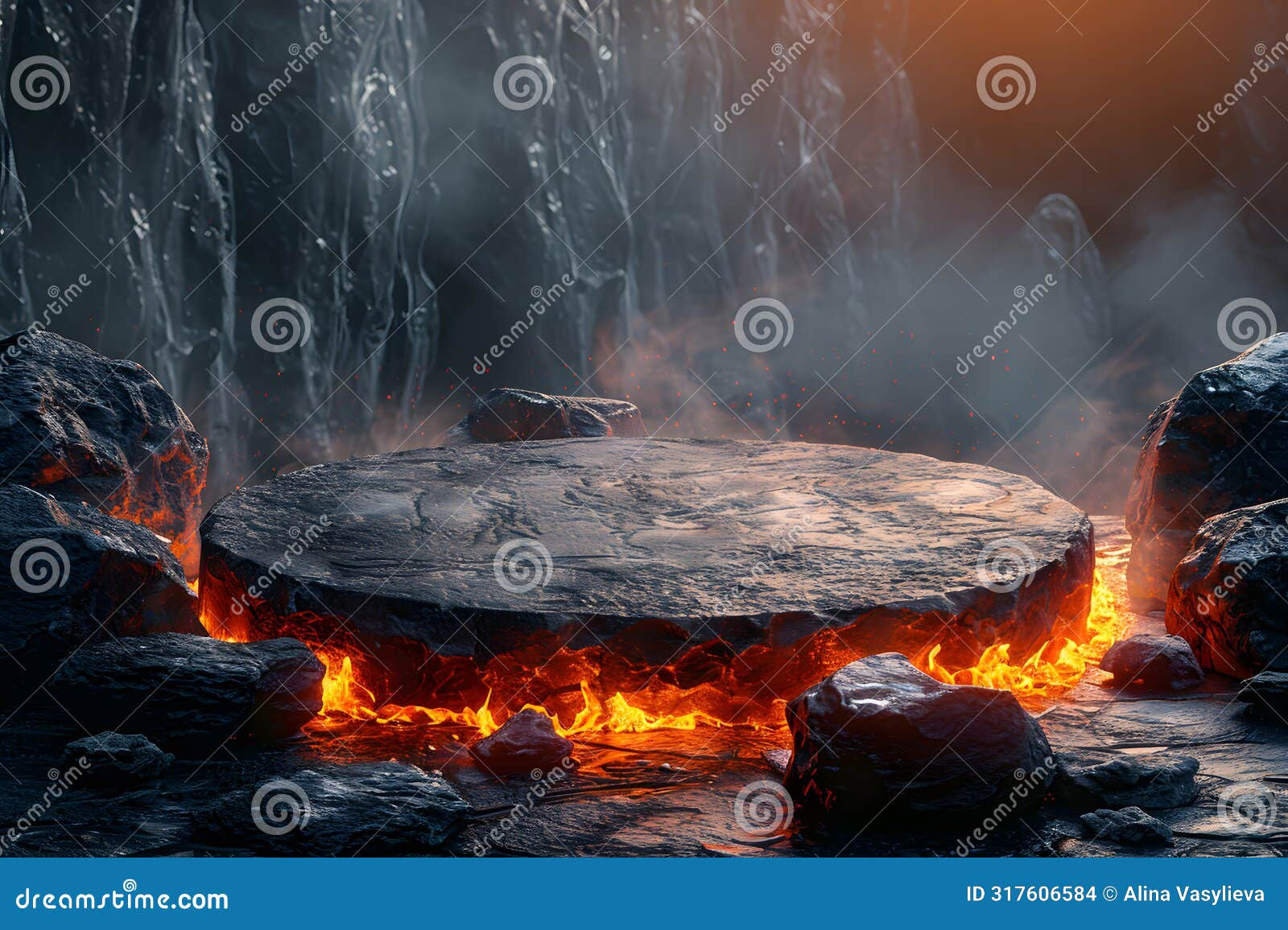 empty stylish dark menly stone podium 3d mockup background, beauty product presentation concept. copy space platform