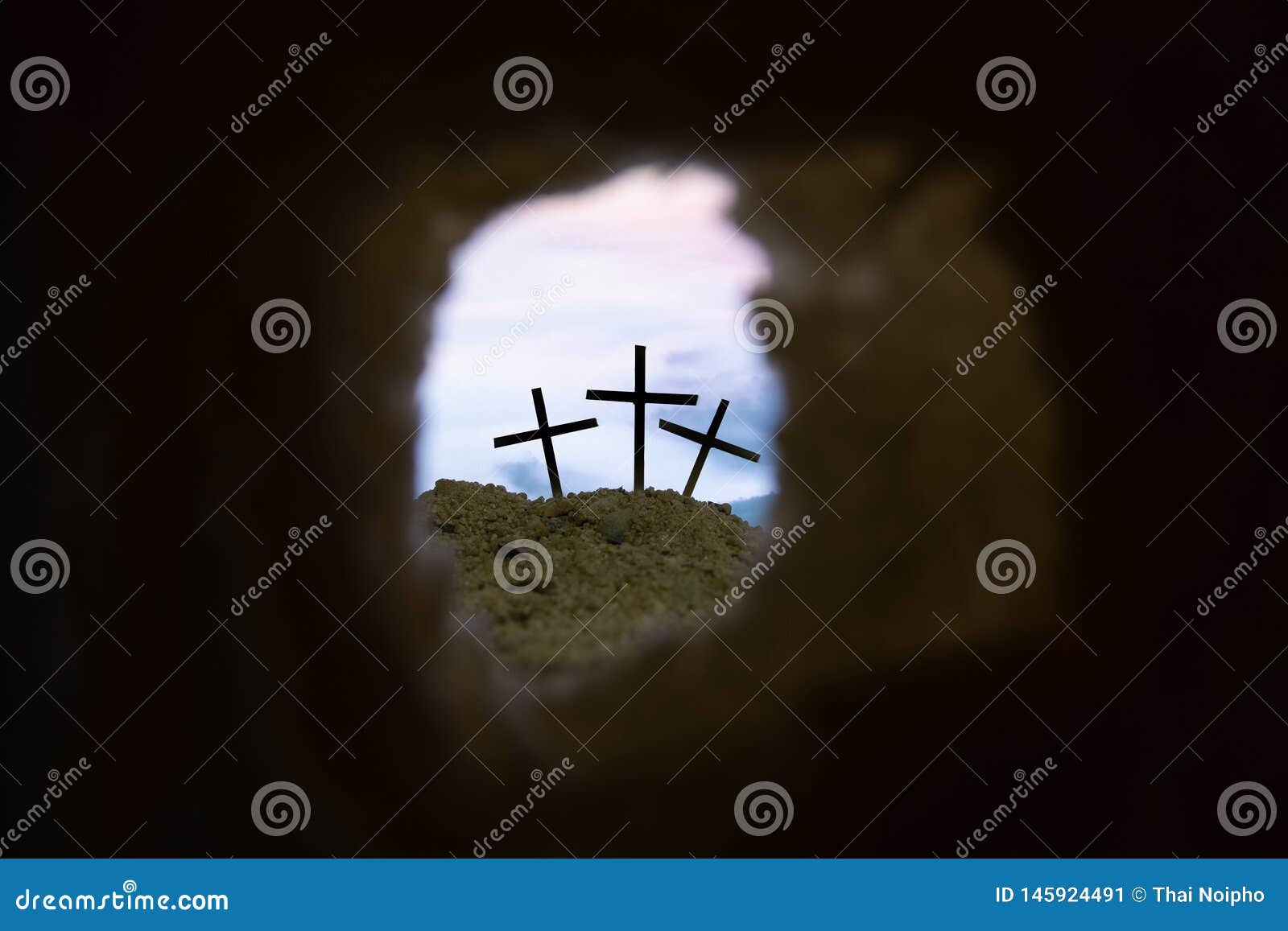 Cross Symbol for Jesus Christ is Risen Stock Image - Image of ...