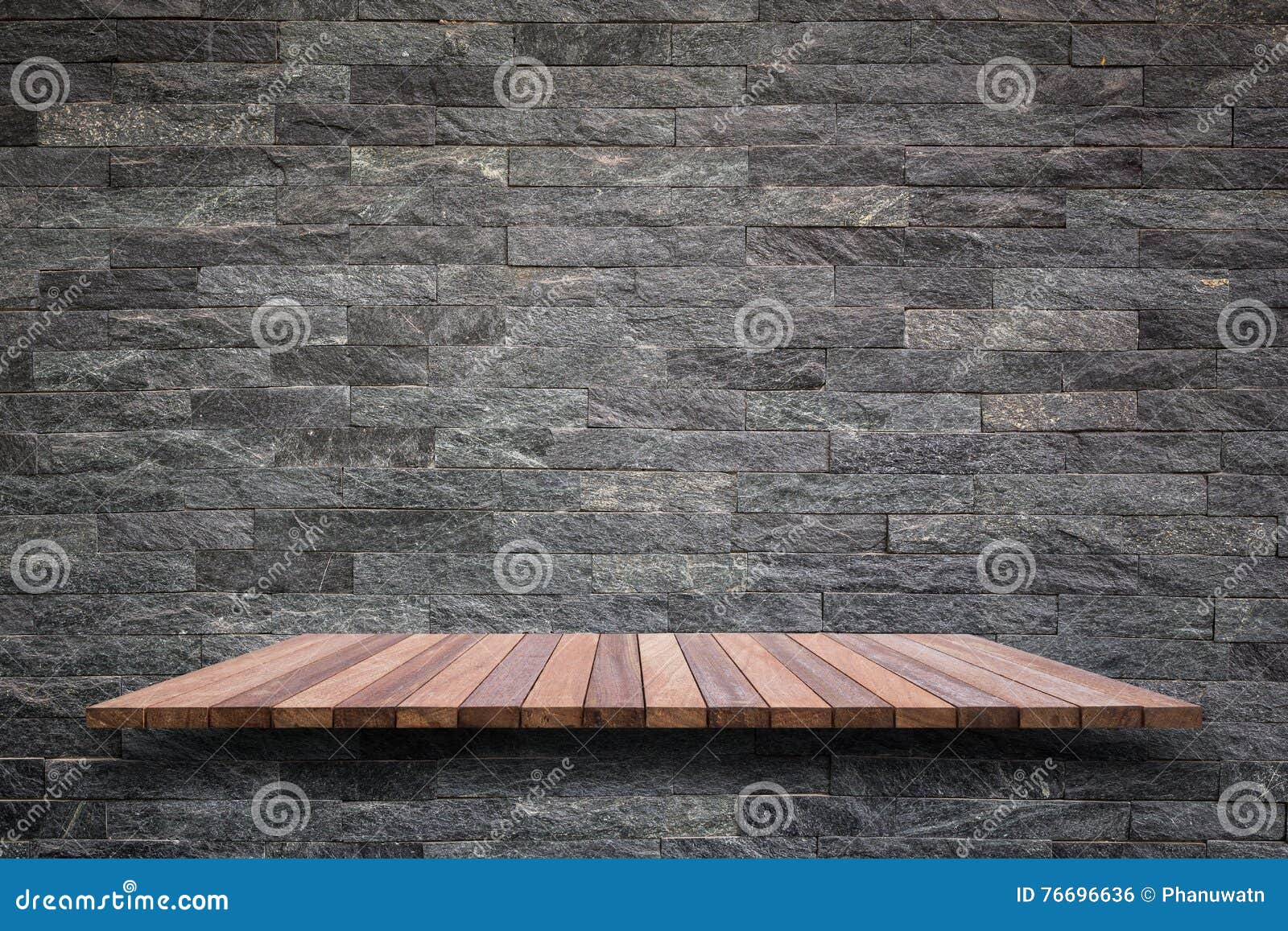 Empty Top of Wooden Shelf or Counter Isolated on White Backgroun Stock ...