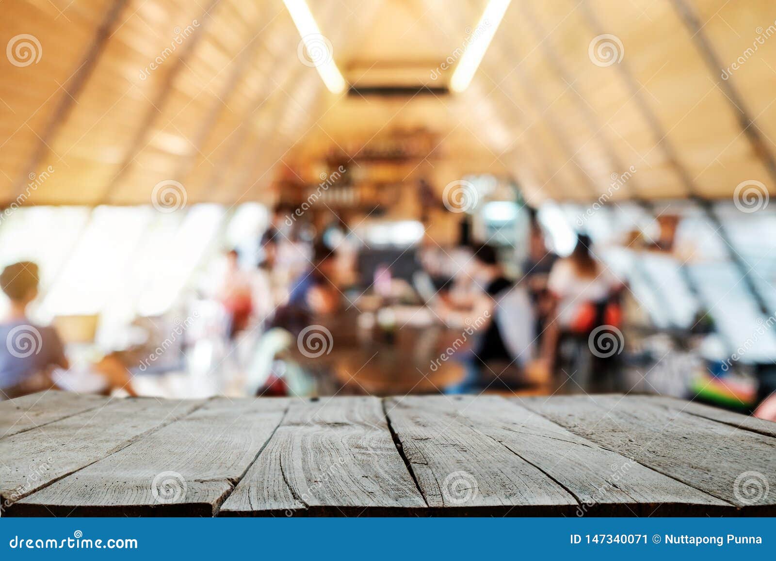 Empty Top Of Wooden Shelves Desk Wood Space Stock Image Image Of