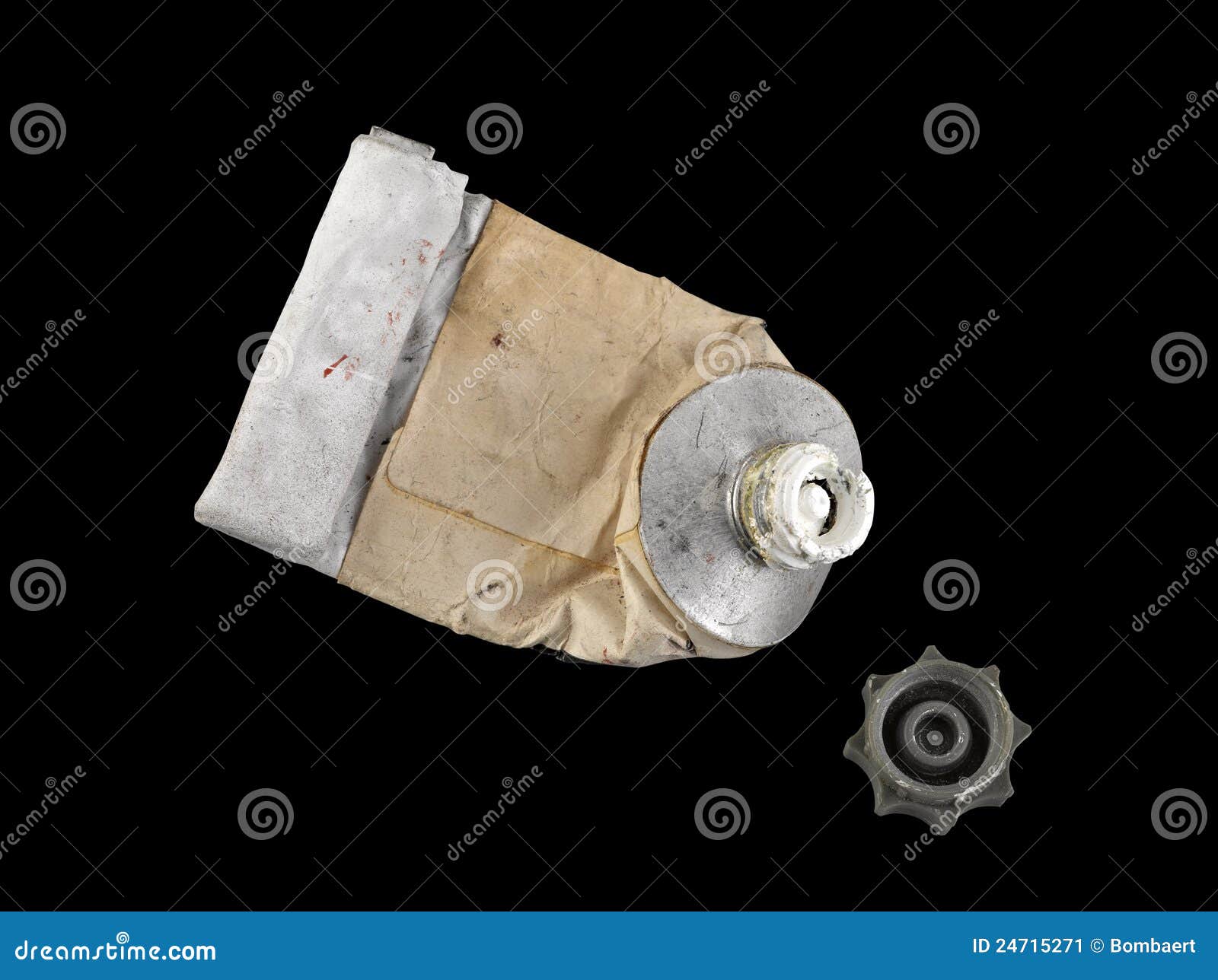 Almostempty Tube of Artist Oil Paint Stock Image Image of exhausted