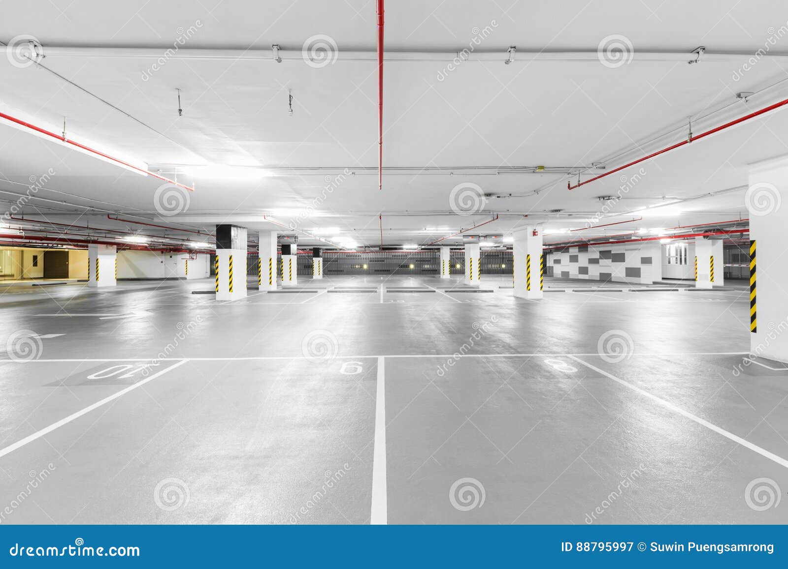 Empty Parking Garage At Night Background, Parking Garage Near Me To Take  Picture Background Image And Wallpaper for Free Download