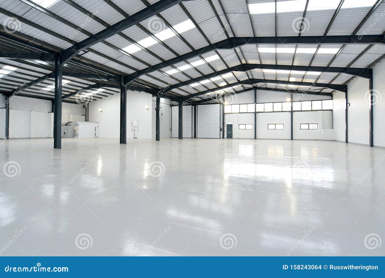 an empty warehouse