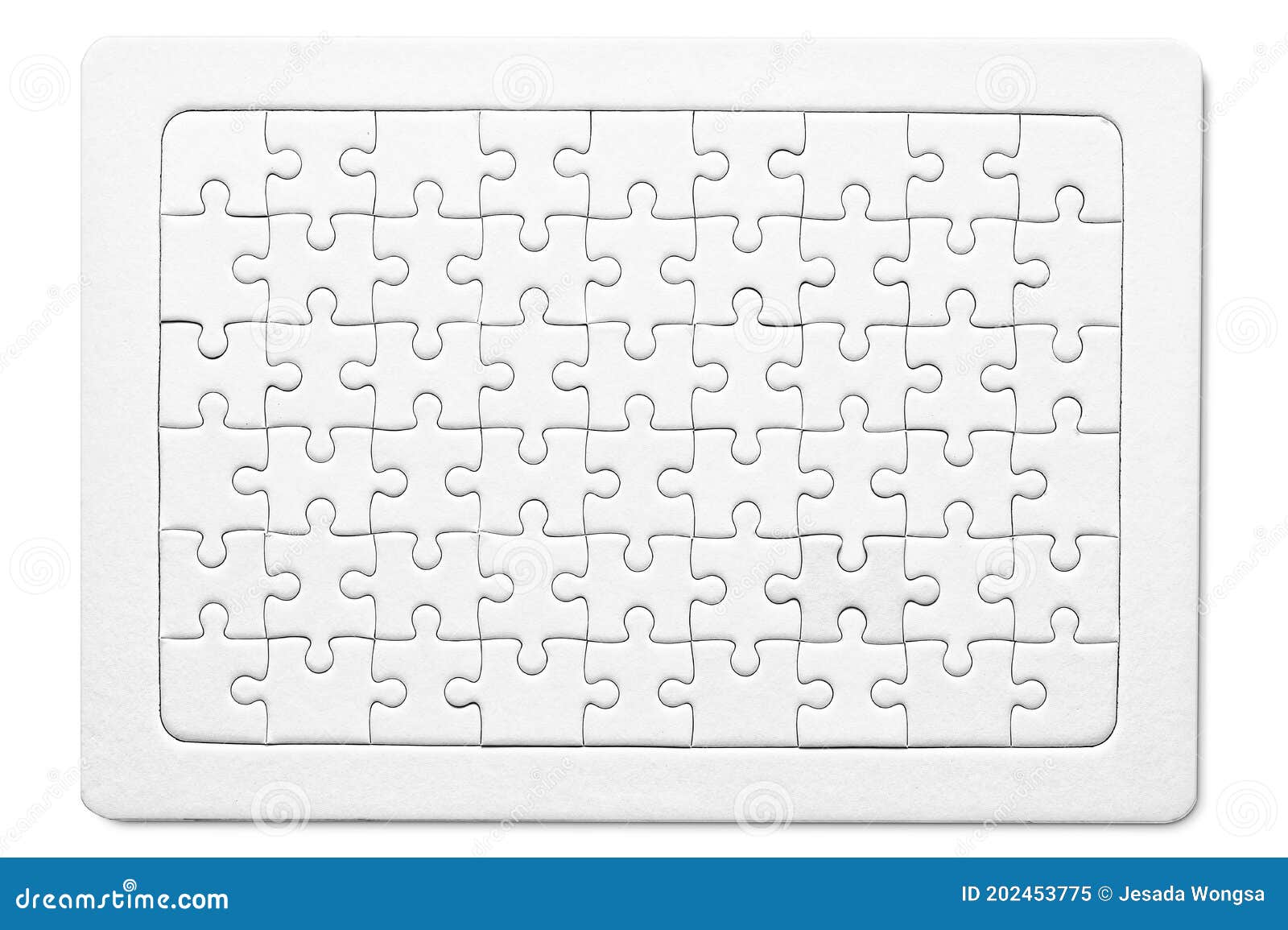 empty white paper jigsaw puzzles success mosaic solution mockup for printable puzzle pieces grid design template isolate stock image image of design colour 202453775