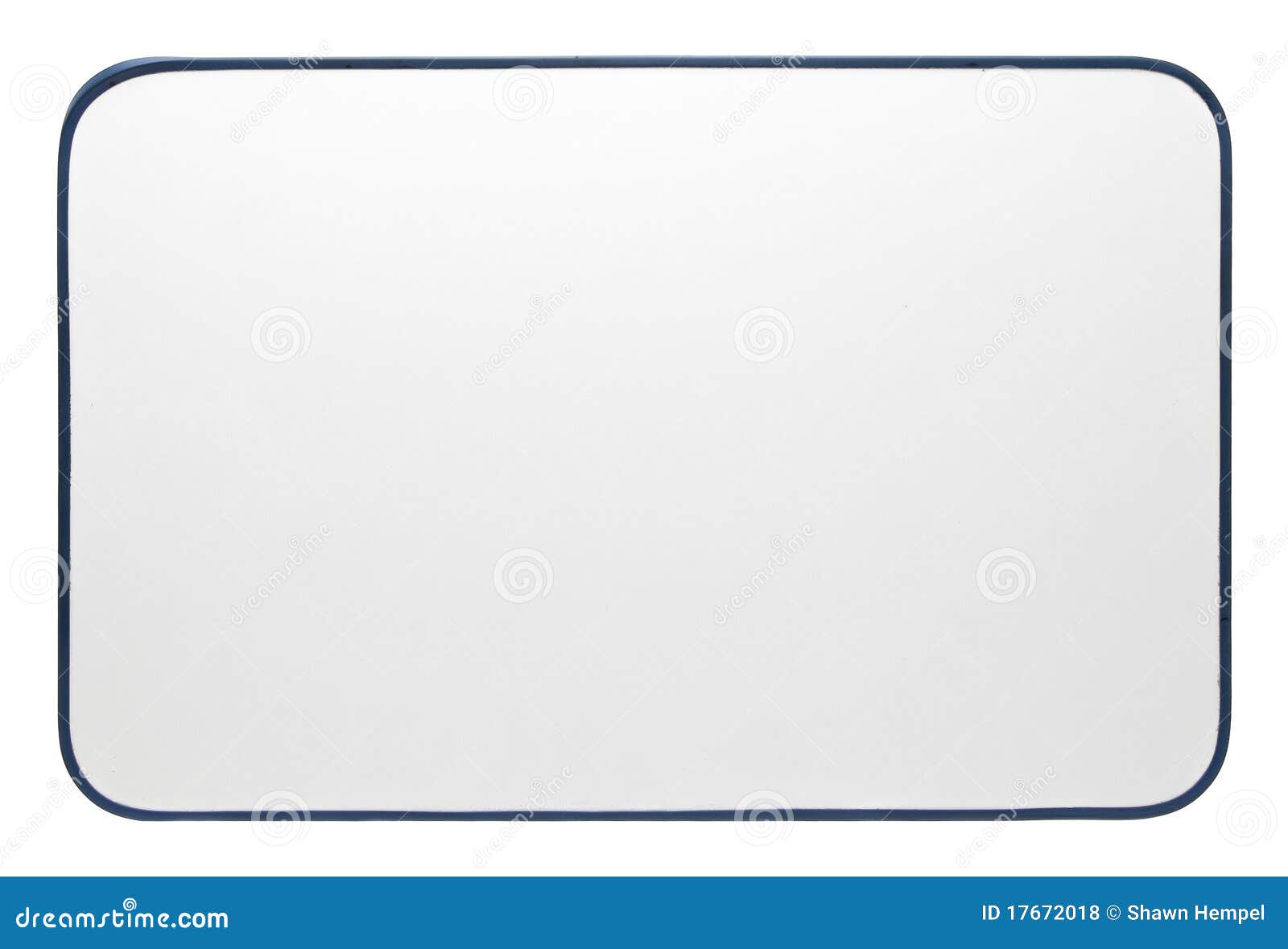 empty whiteboard