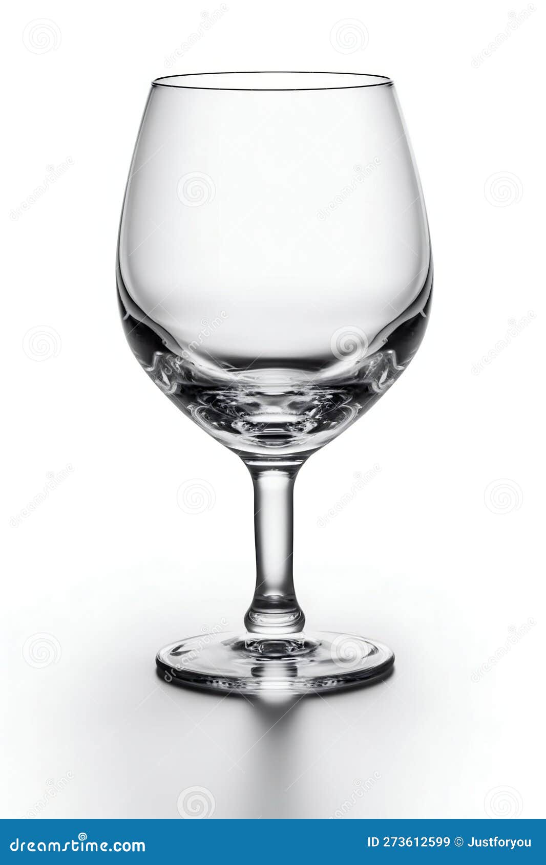 Empty Wine Glass. Generative AI Stock Illustration Illustration of