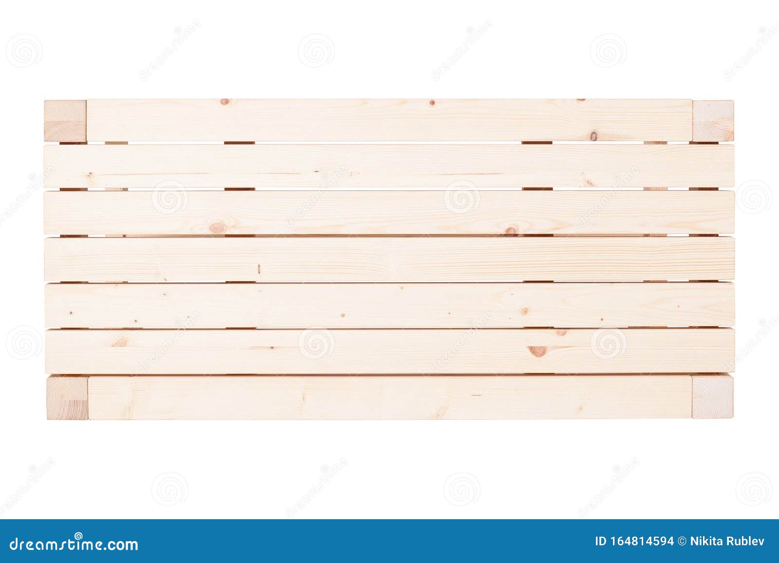 Empty Wood Desk Surface Background Wood Texture Isolated On White