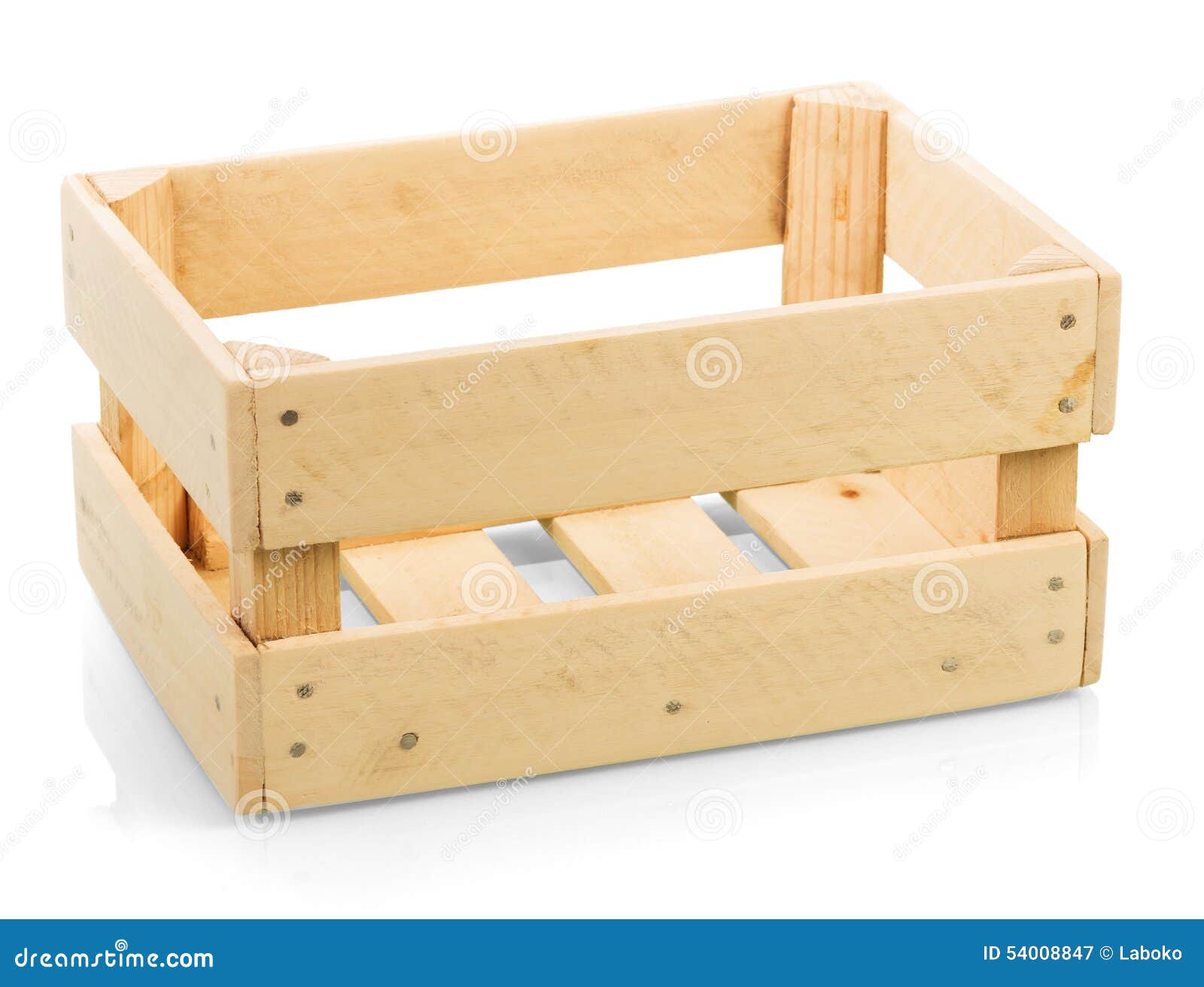 Empty wooden box stock image. Image of brown, crate, empty 54008847