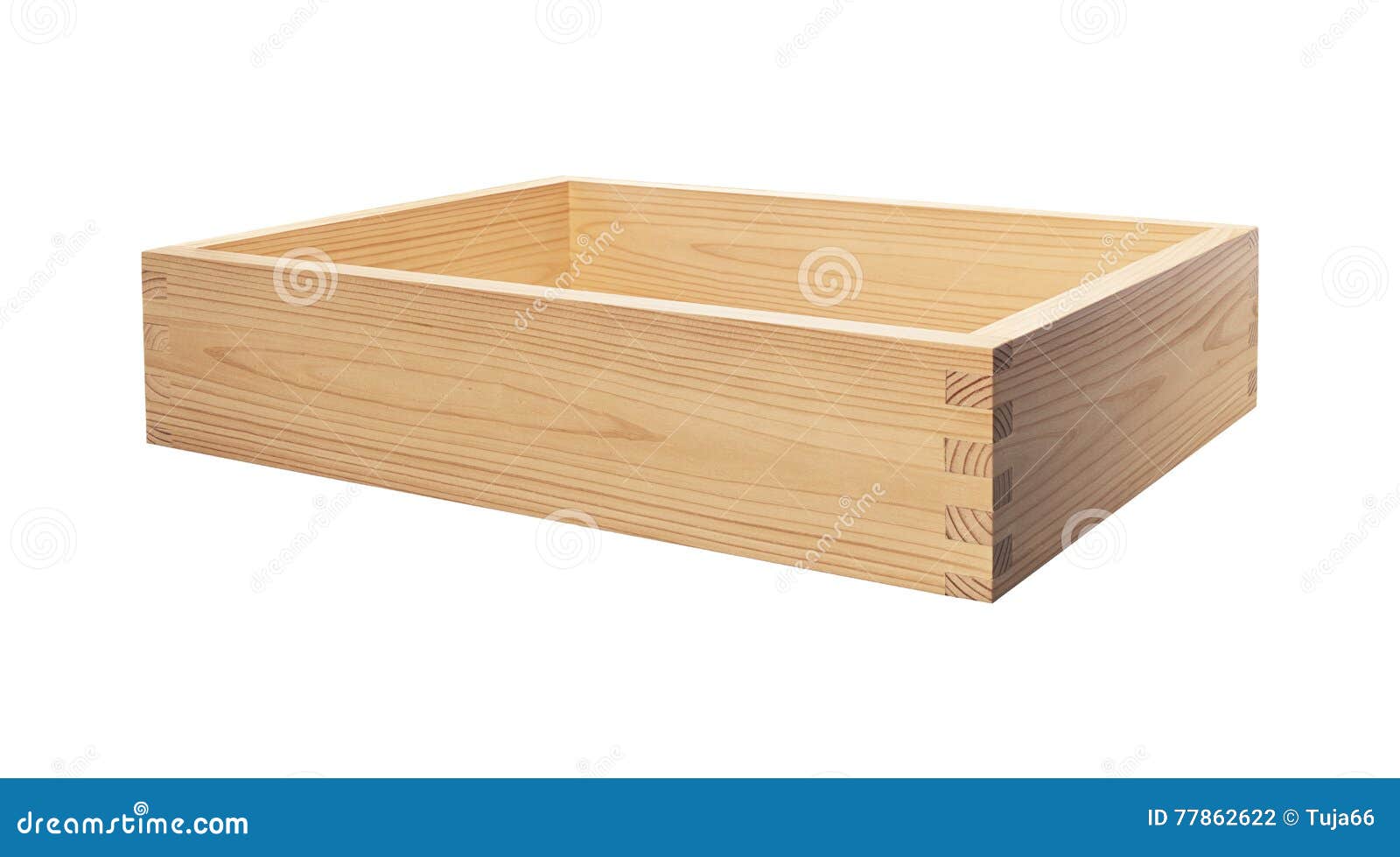 Empty wooden box stock photo. Image of container, empty 77862622