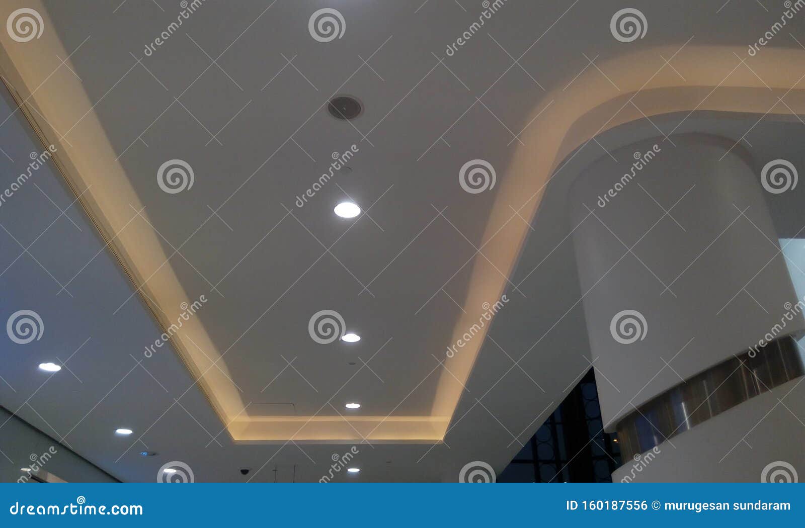 Gypsum False Ceiling View and Design of Roof of Commercial ...