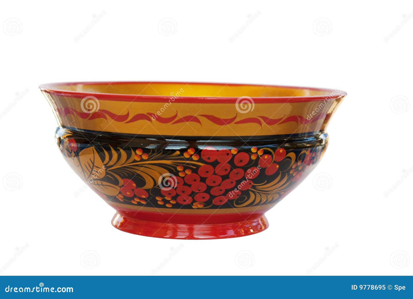 En Bois Traditionnel Russe De Cuvette Image stock Image du isolement