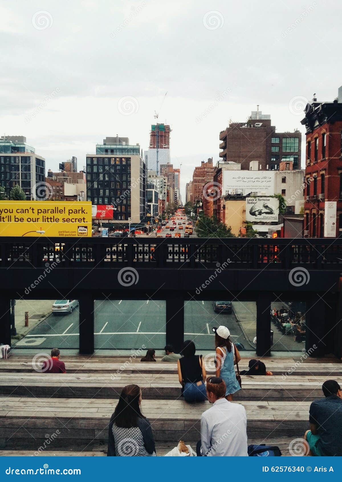 En etapp för vänner. New York parkerar i det andra golvet