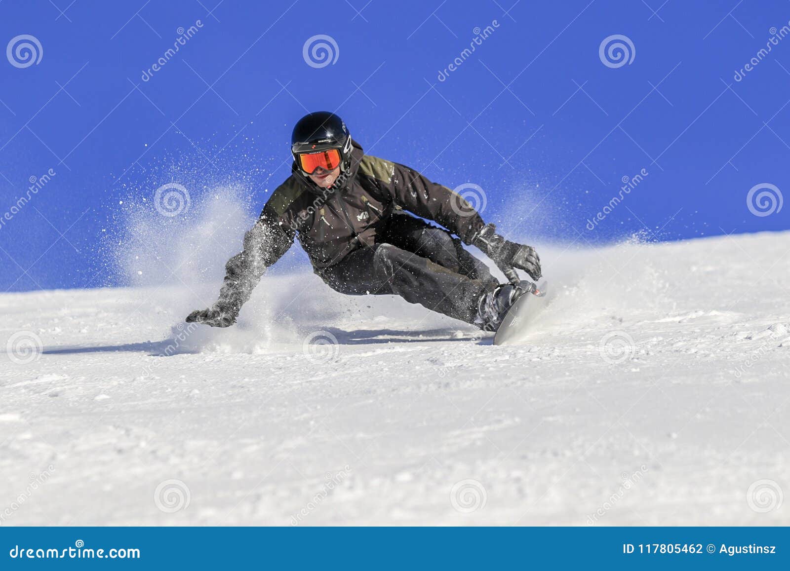 Snowboarder Level Pro Touch the Snow Editorial Photography - Image of ...