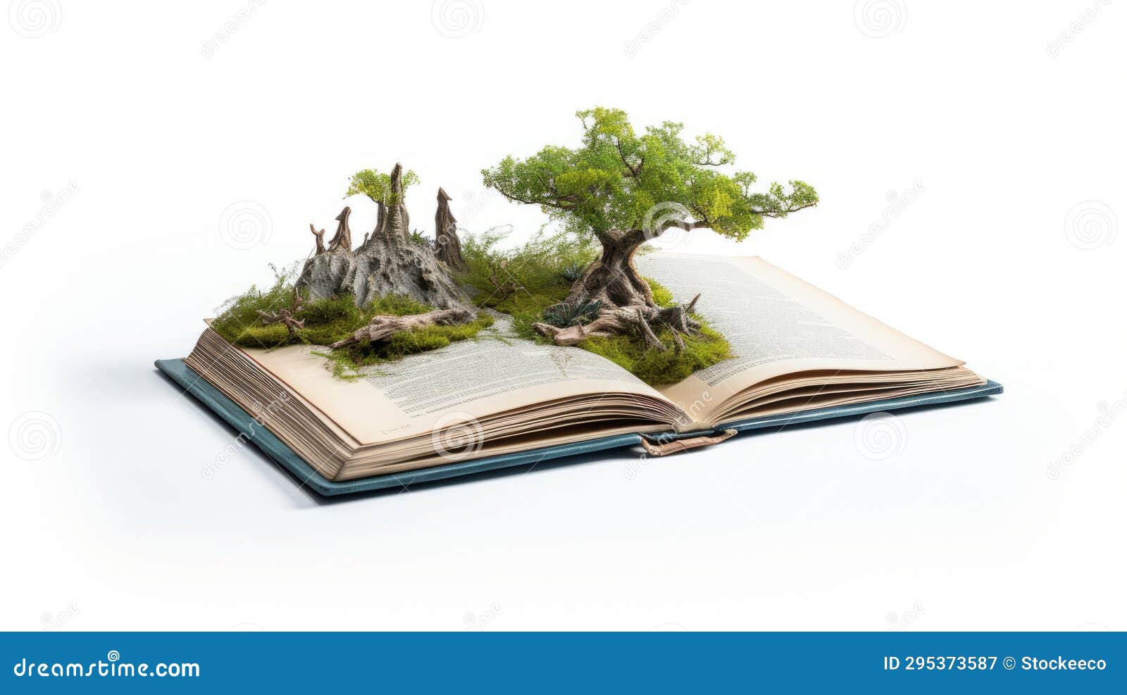 The Enchanted Book a Captivating Tale of Nature and Imagination Stock