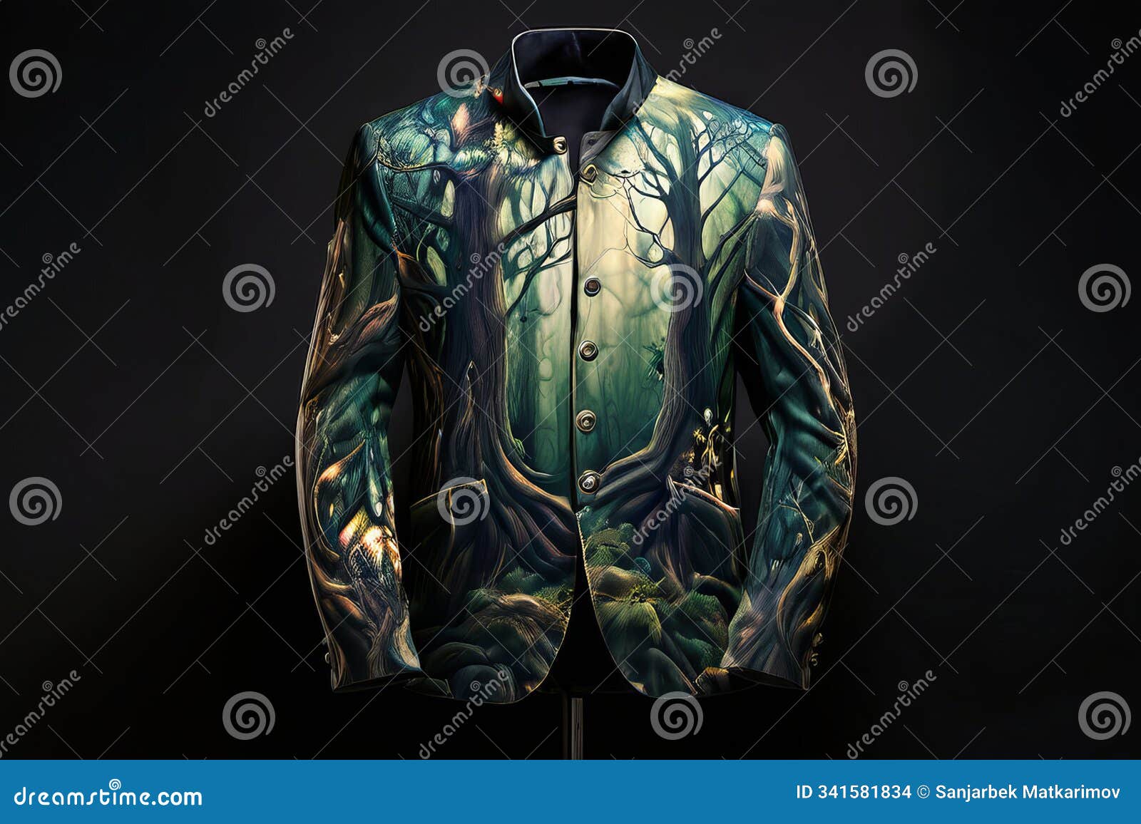 enchanted forest jacket a jacket that overlays multiple forest i