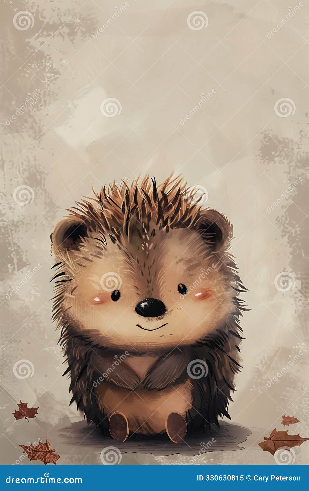 enchanting encounter: a hedgehog's warm welcome with a fluffy sm