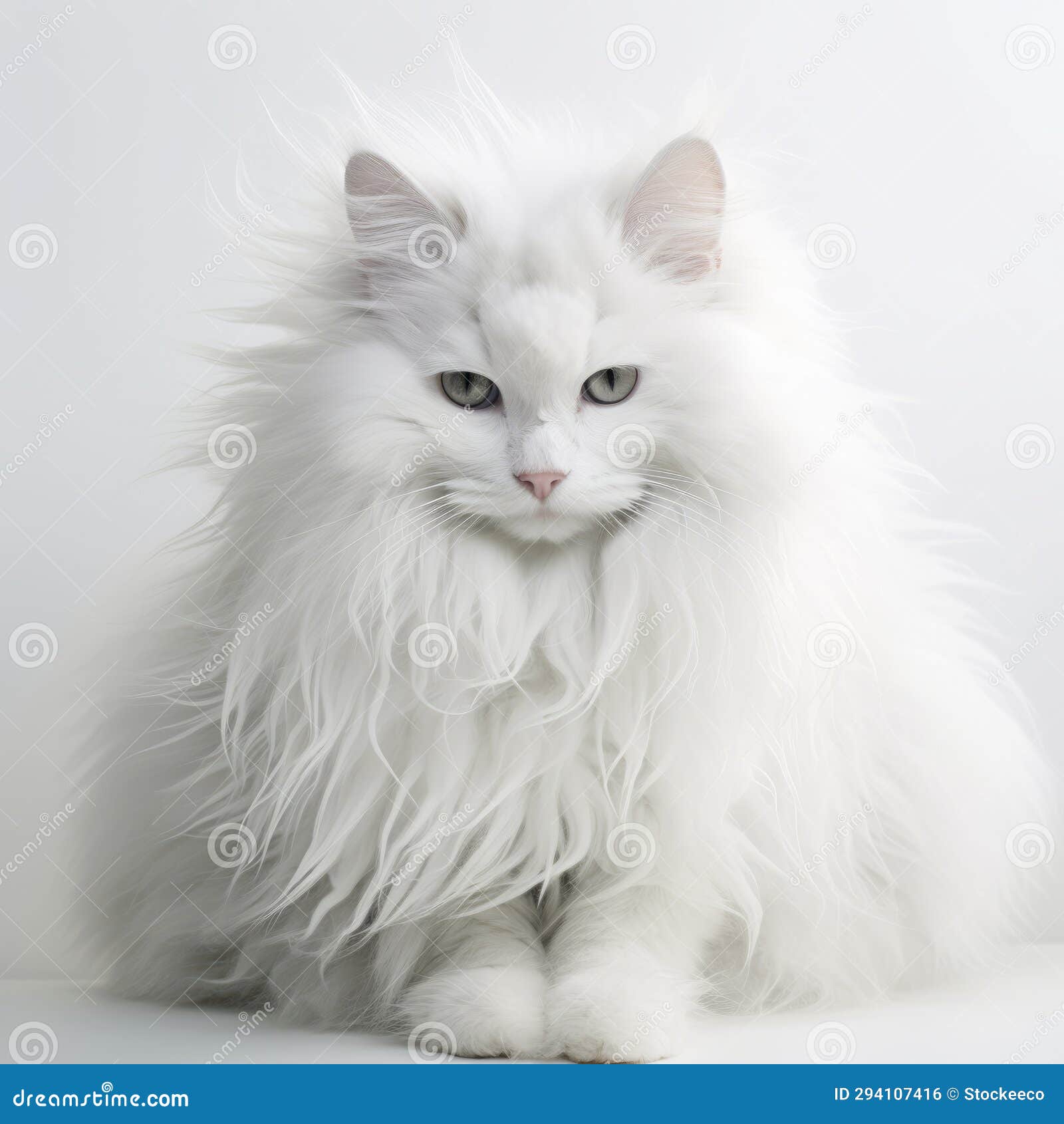 enchanting white fluffy cat: a fairytale-inspired national geographic photo