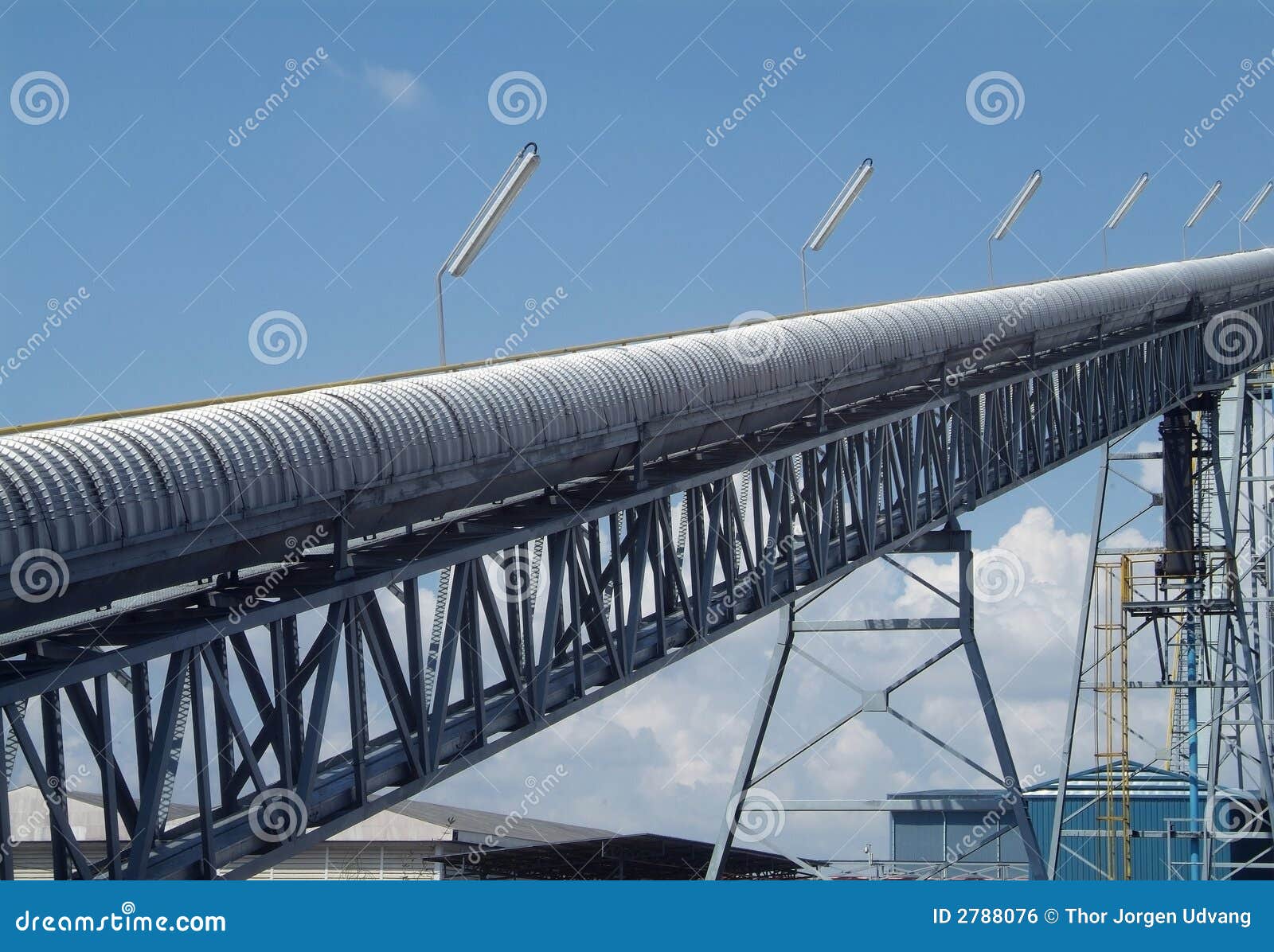 Enclosed conveyor belt stock photo. Image of conveyor 2788076