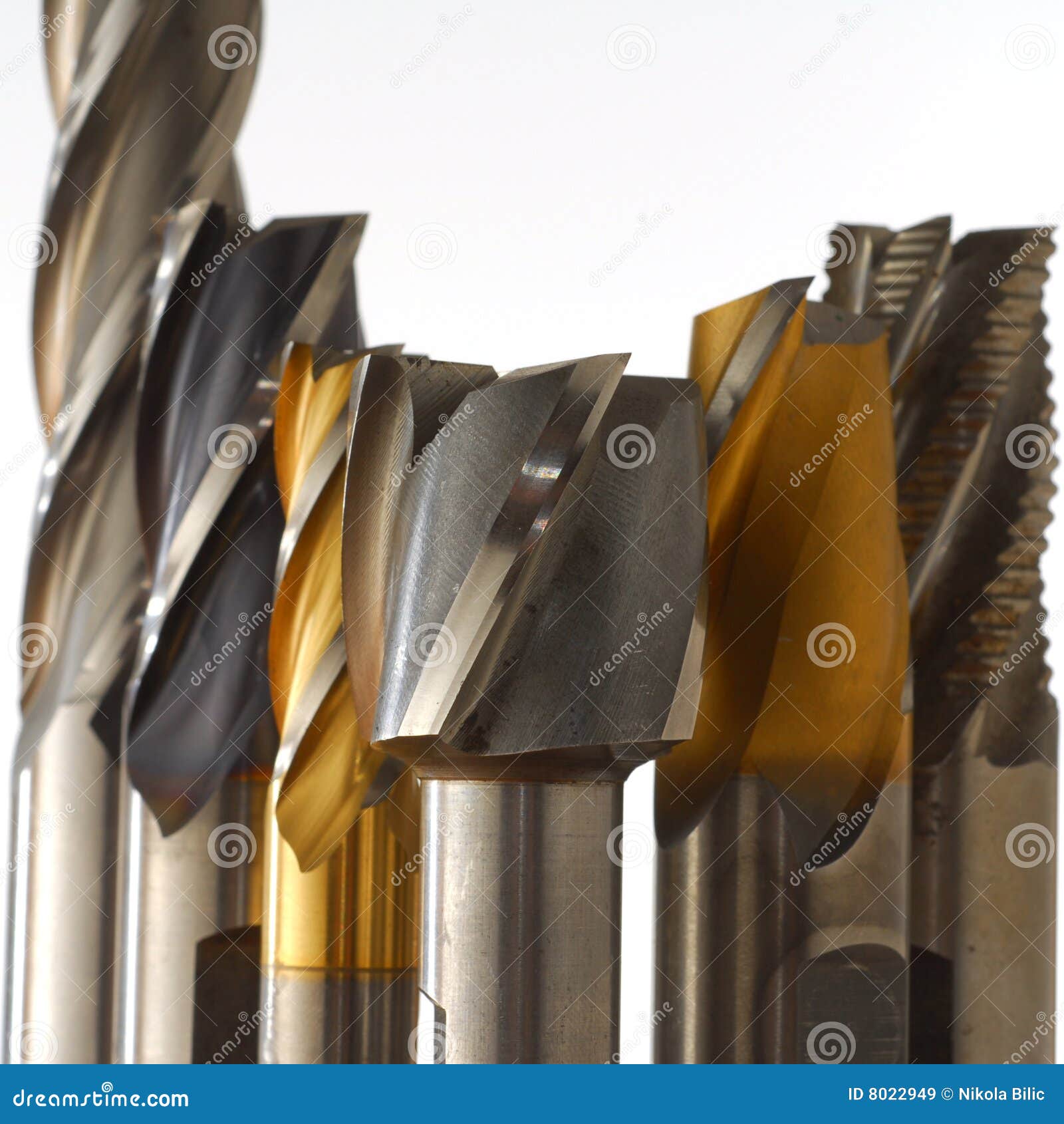 End Mills stock image. Image of metal, spiral, cutter 8022949