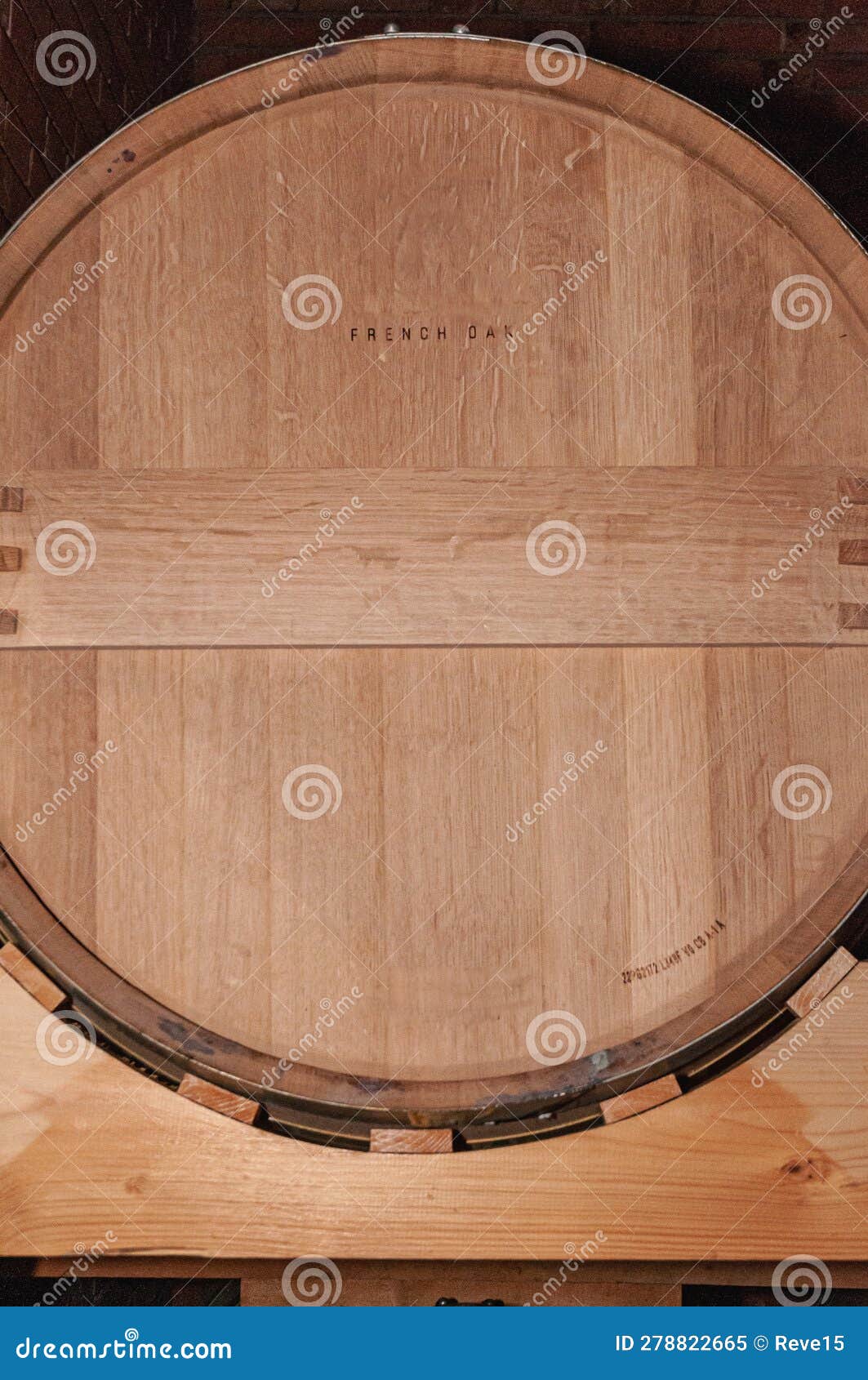 End of Oak Barrel, Storing One Year Old, Red Wine Stock Image Image