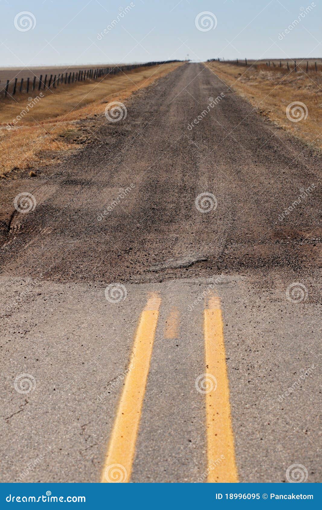 end of paved road