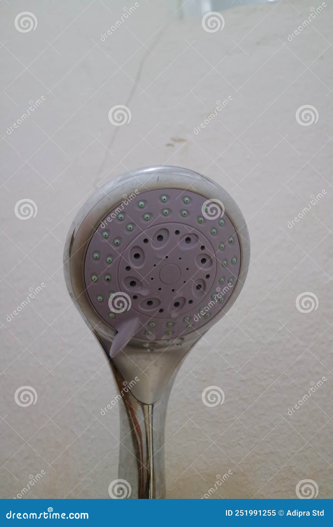 The End of the Shower Head is Rounded for Bathing Stock Image Image
